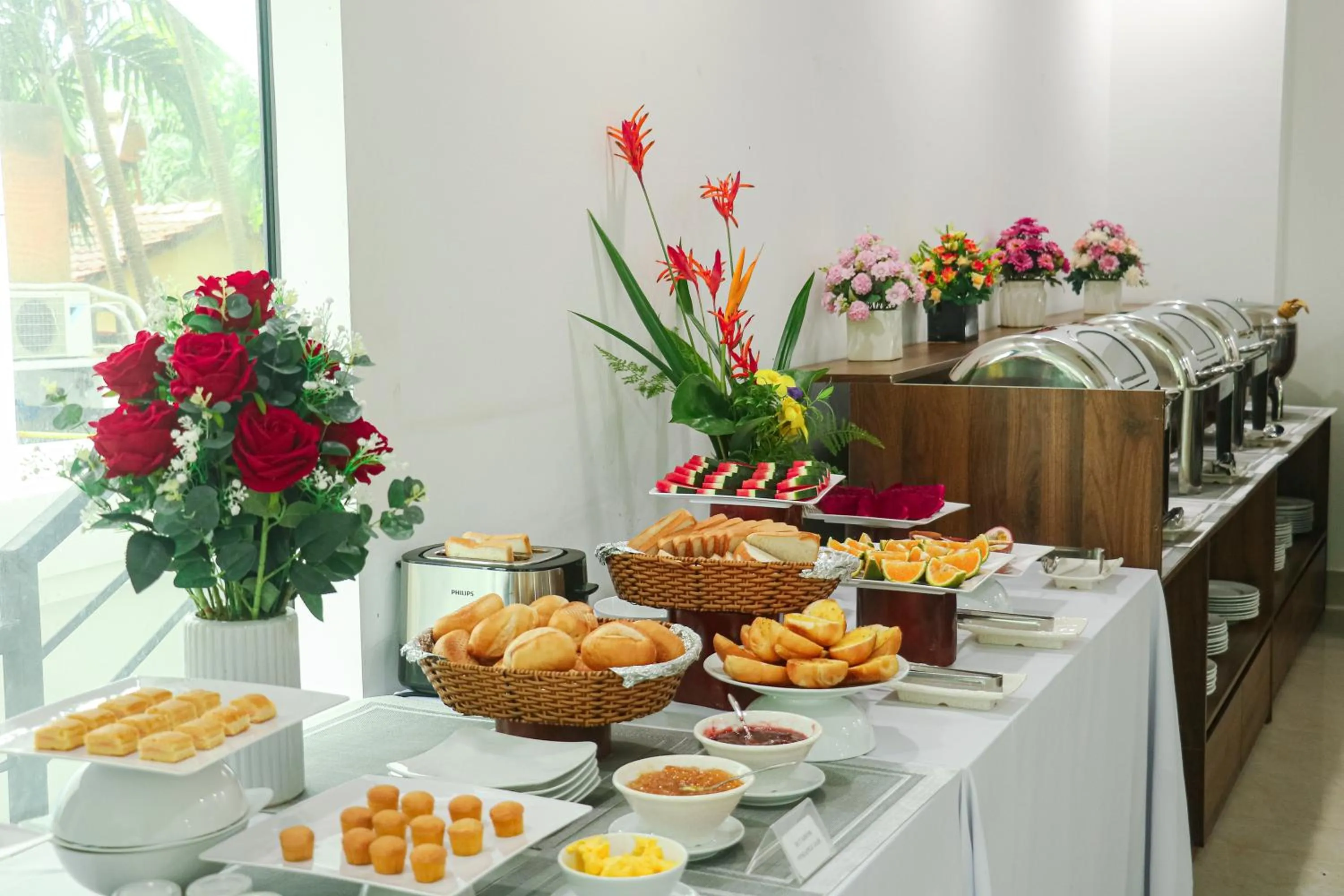 Buffet breakfast in NIGHT SEA HOTEL