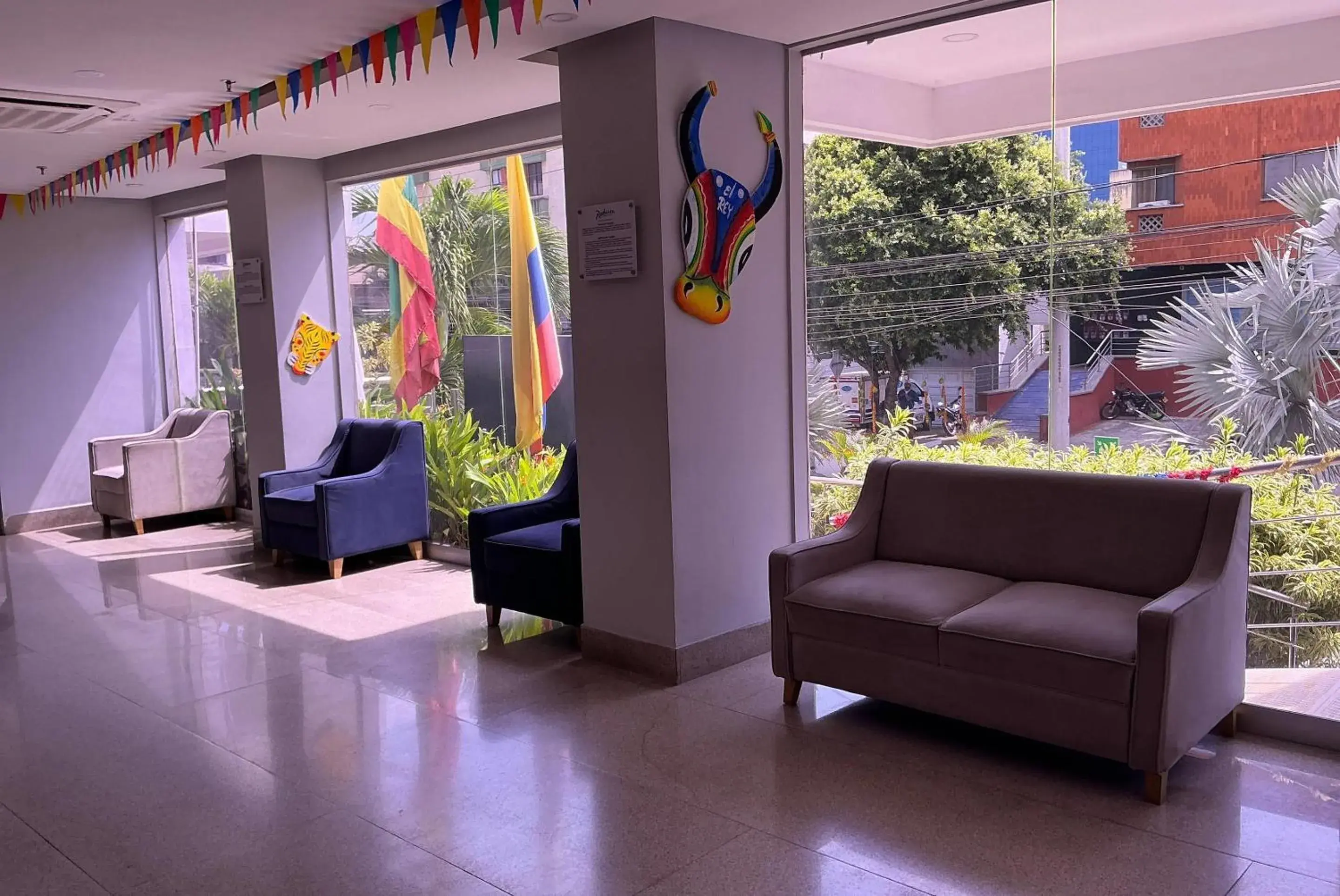 Lobby or reception in Radisson Diamond Barranquilla Lobby or reception in Radisson Diamond Barranquilla