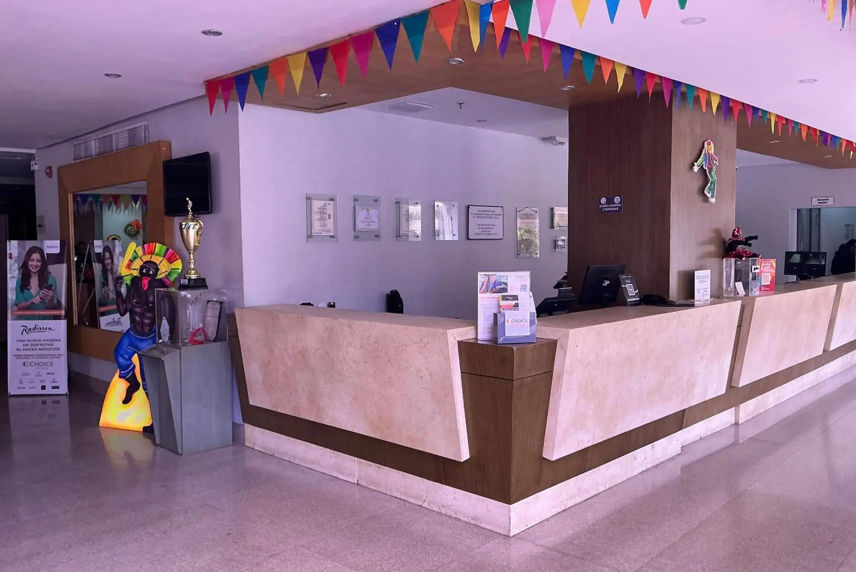 Lobby or reception in Radisson Diamond Barranquilla Lobby or reception in Radisson Diamond Barranquilla