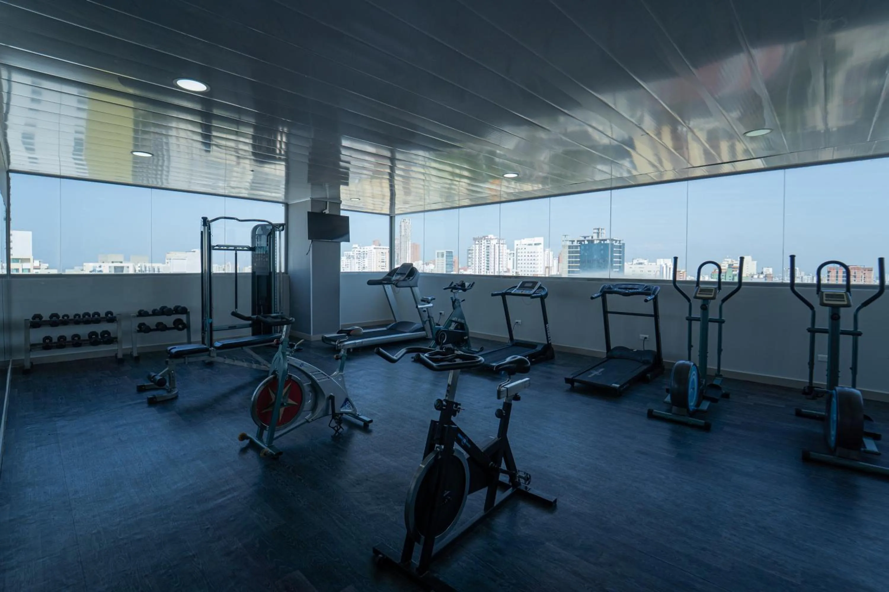 Fitness centre/facilities in Radisson Diamond Barranquilla
