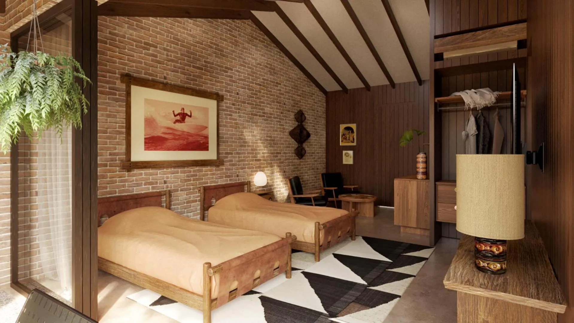 Bedroom in Sea Sea Hotel