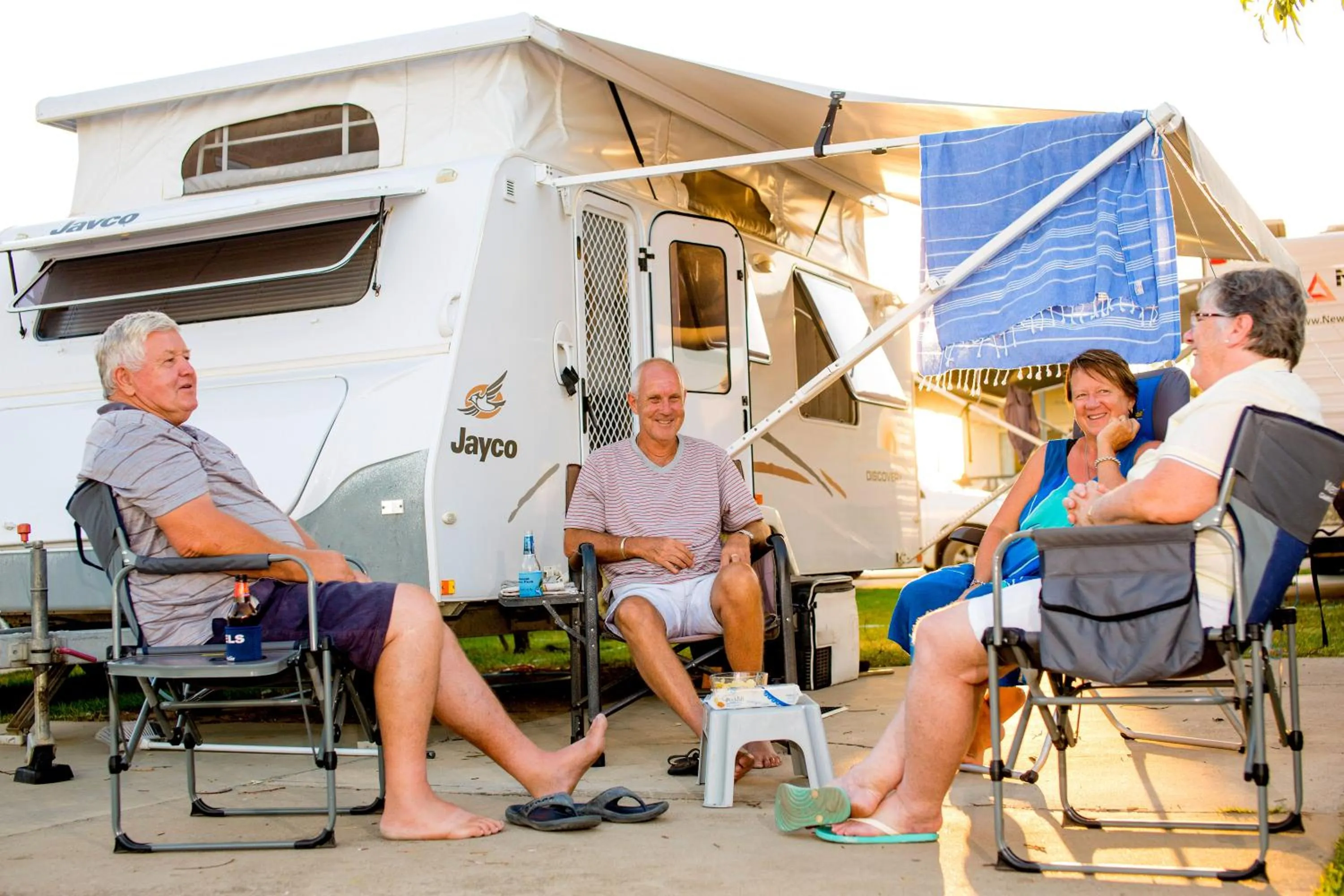 On site in NRMA Yarrawonga Mulwala Holiday Park