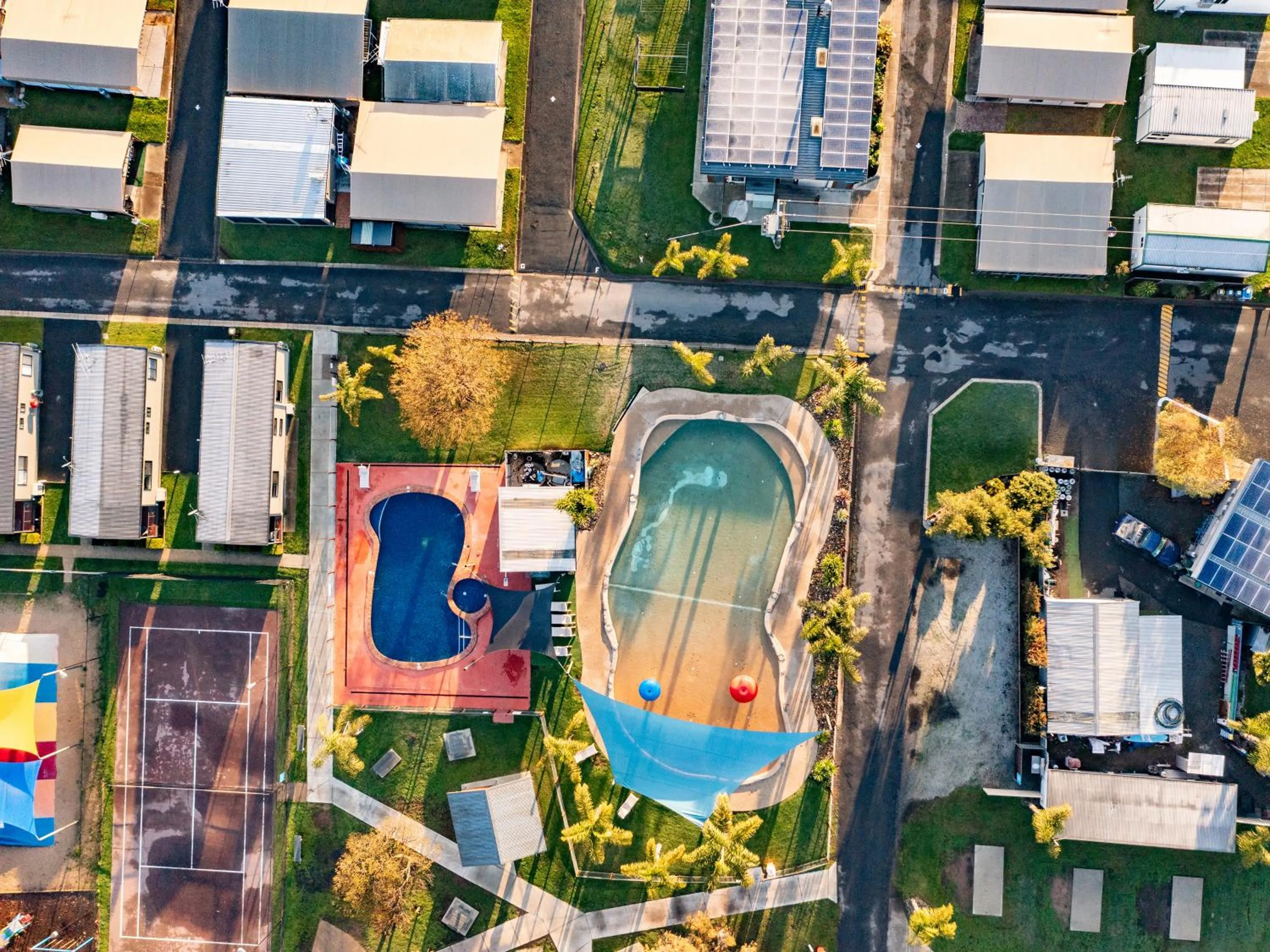 Bird's eye view in NRMA Yarrawonga Mulwala Holiday Park