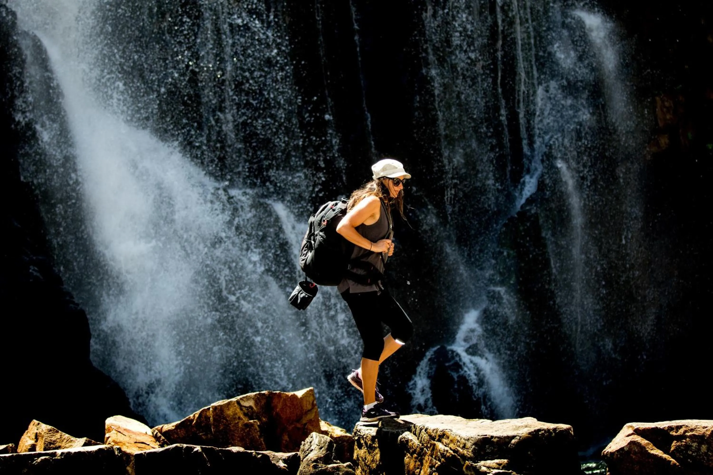 Hiking in NRMA Halls Gap Holiday Park