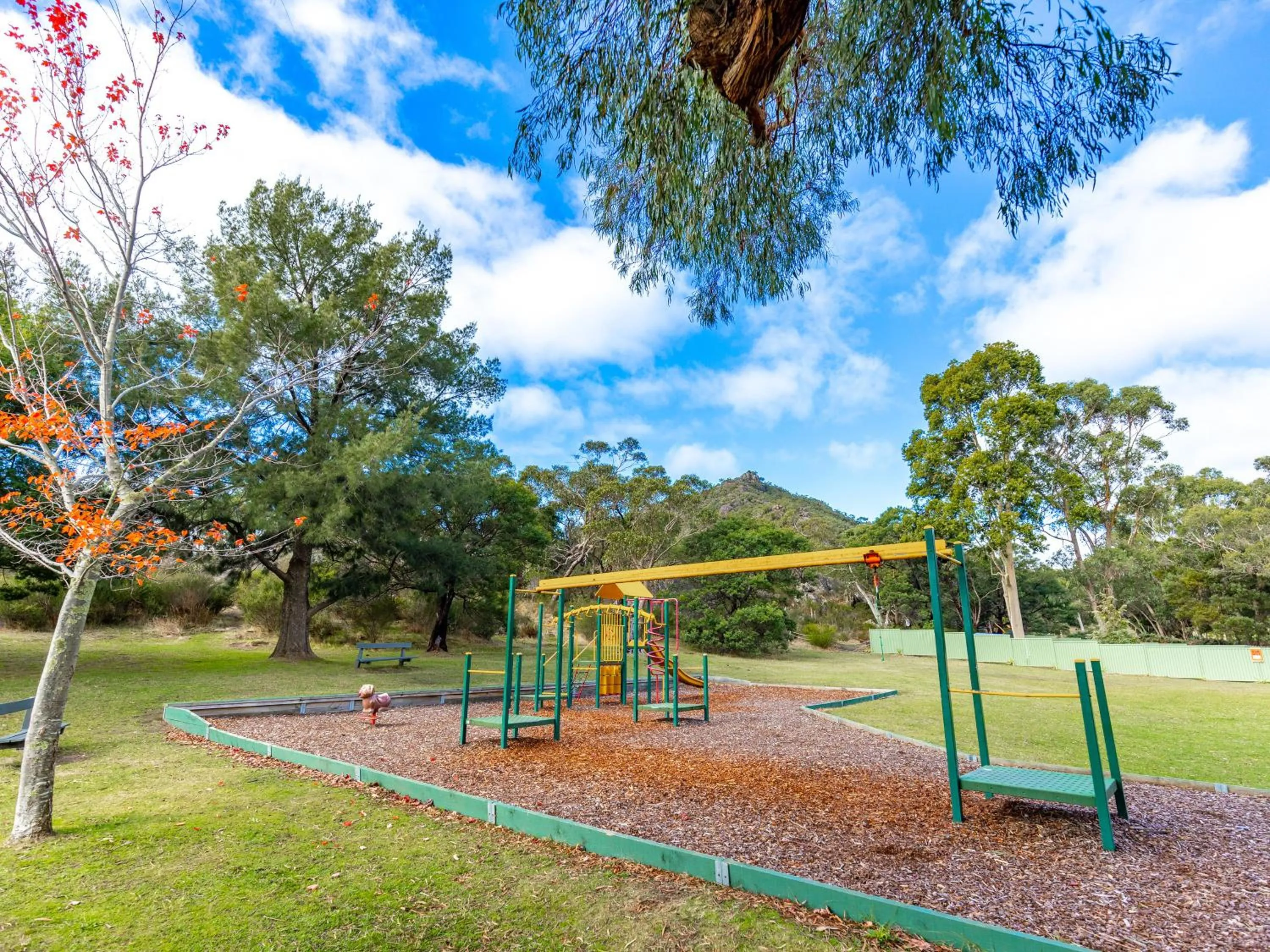 Children play ground in NRMA Halls Gap Holiday Park