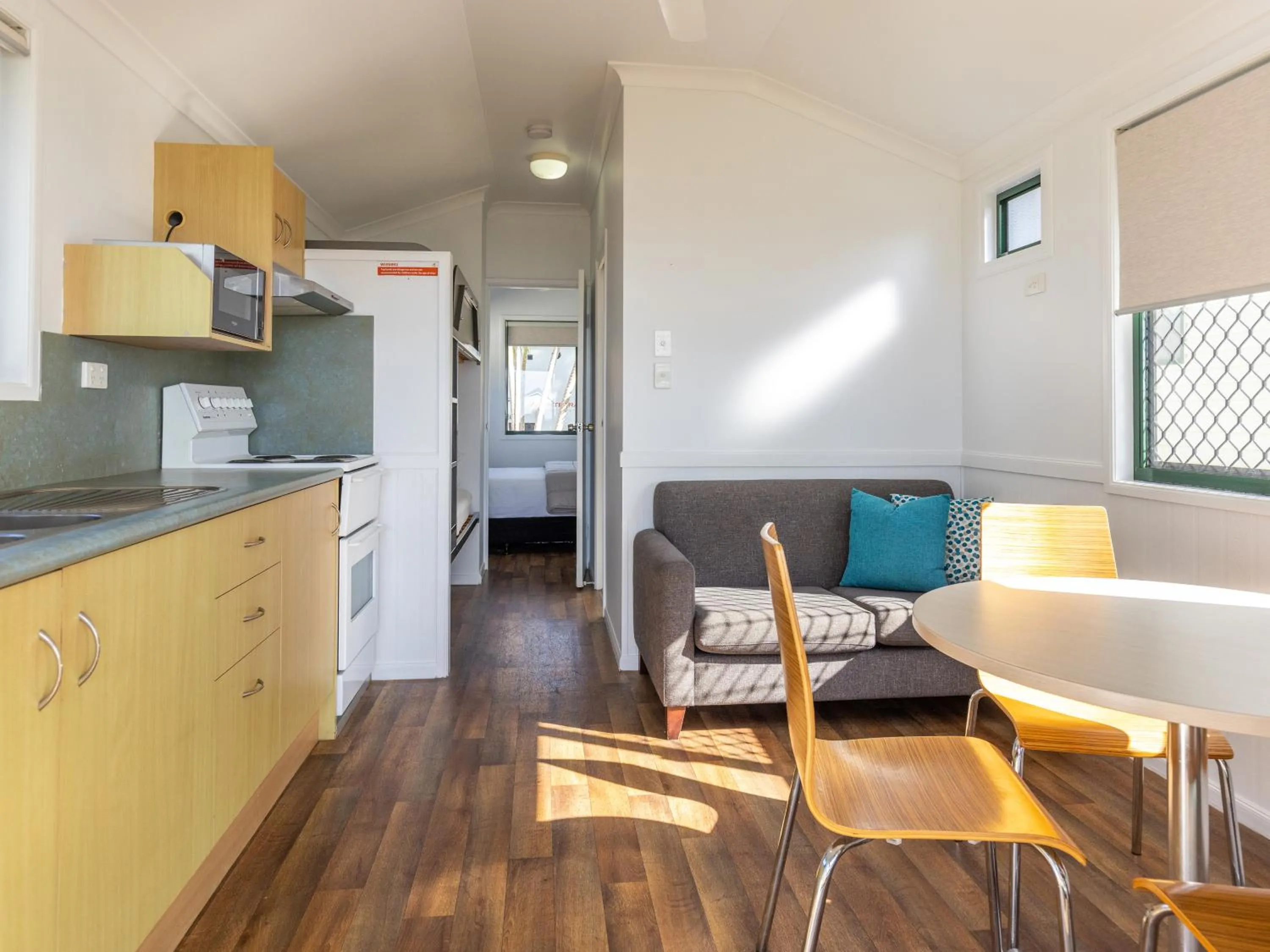 Kitchen or kitchenette in NRMA Bowen Beachfront Holiday Park