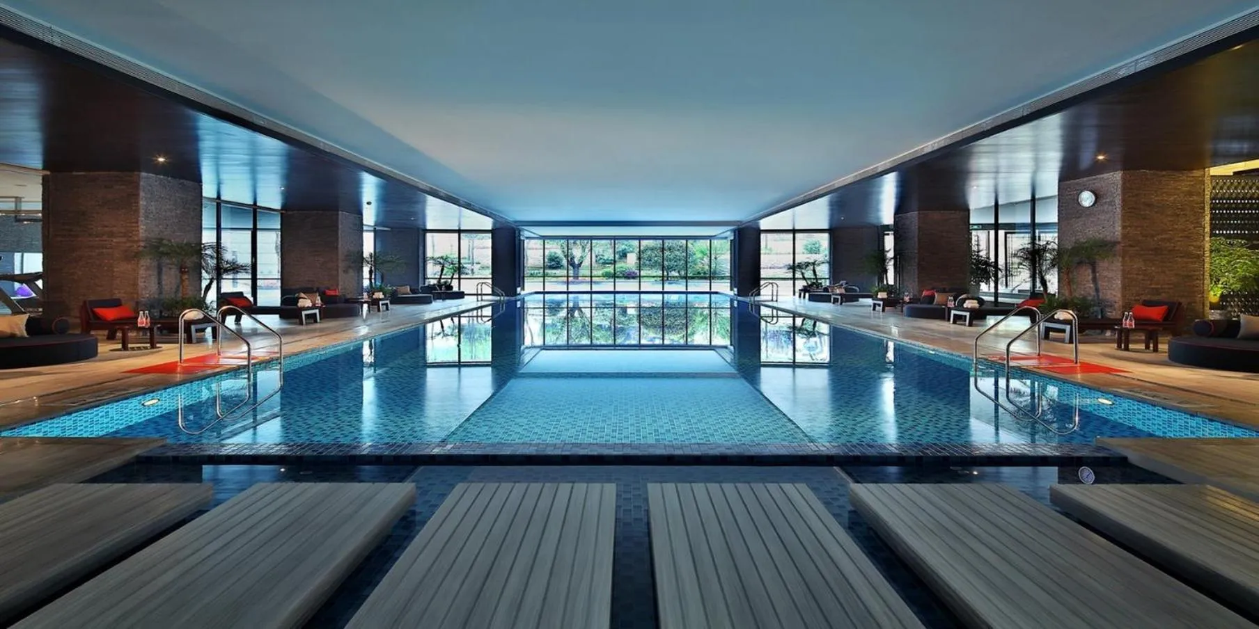 Swimming pool in Crowne Plaza Chengdu West by IHG