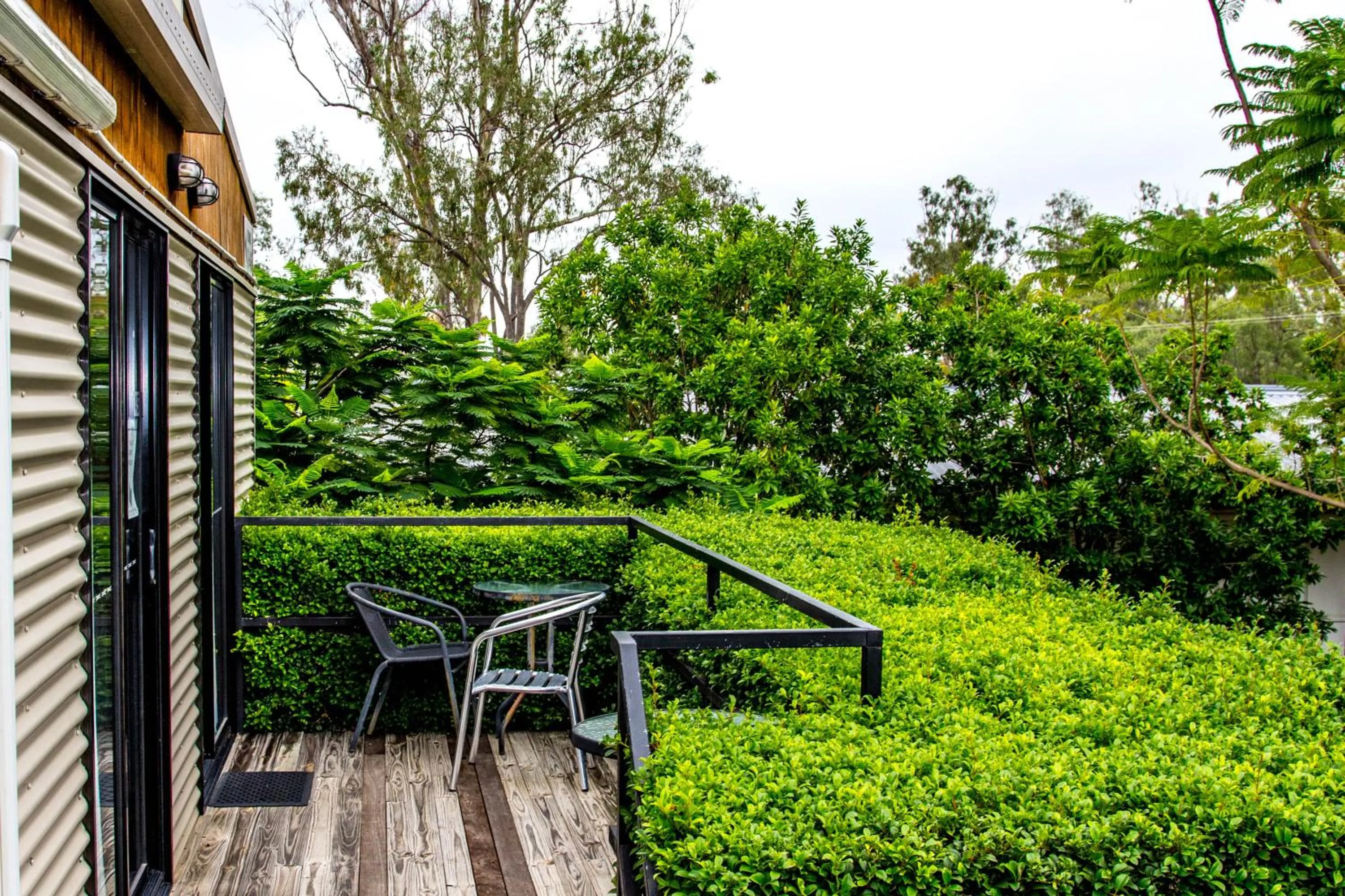Patio in Coal n Cattle Hotel Motel