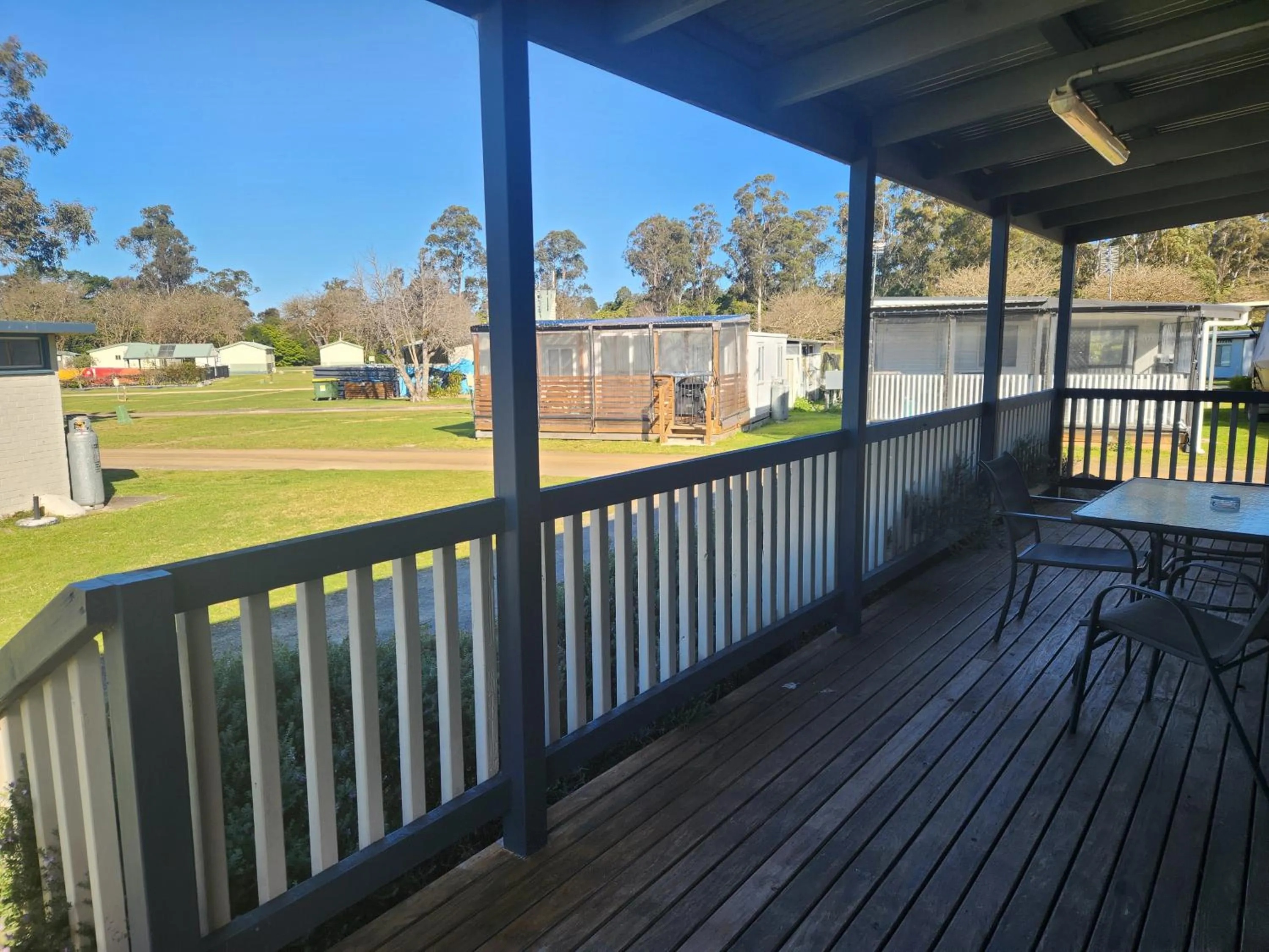 Balcony/Terrace in Eden Gateway Holiday Park