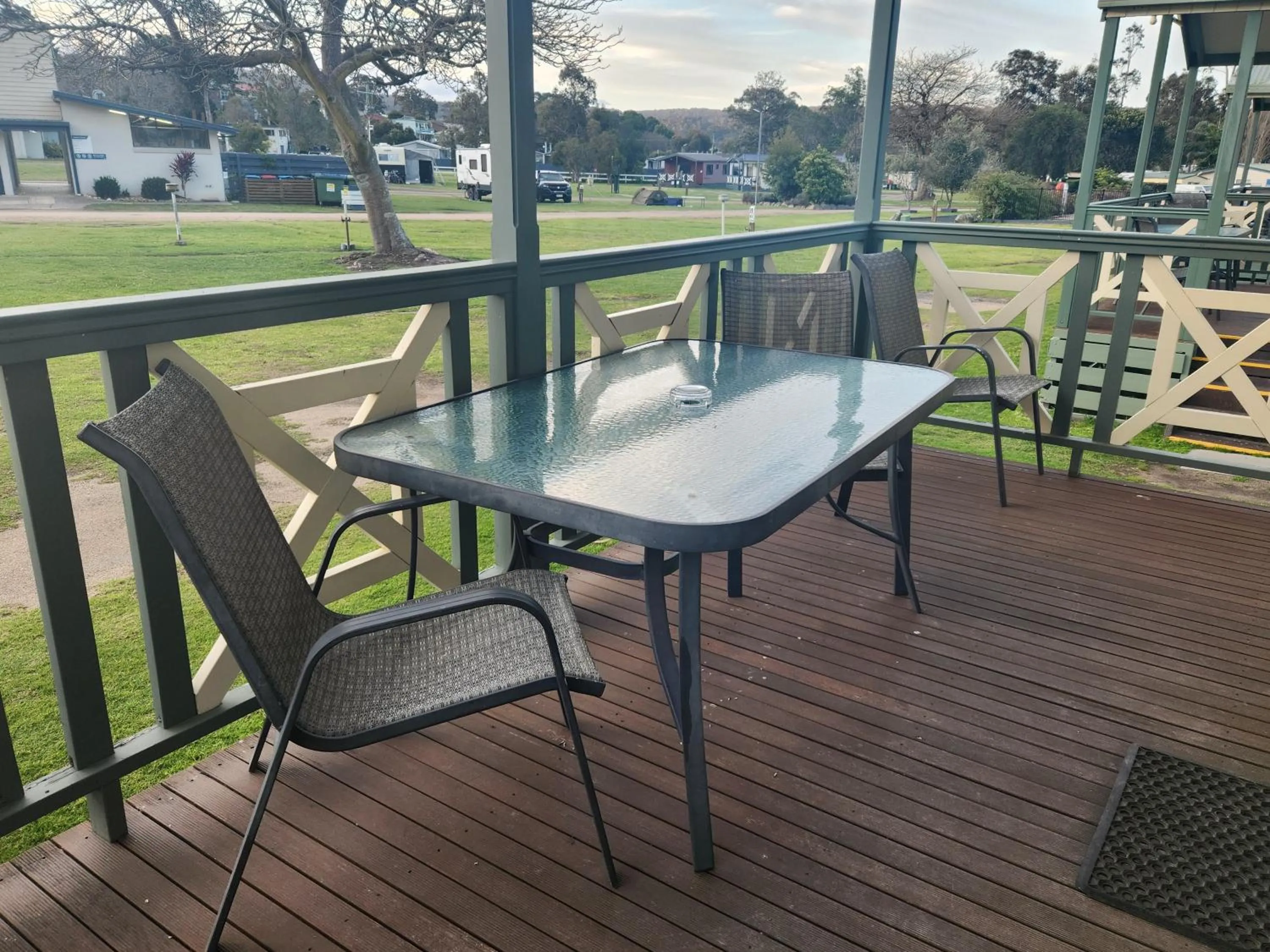 Balcony/Terrace in Eden Gateway Holiday Park
