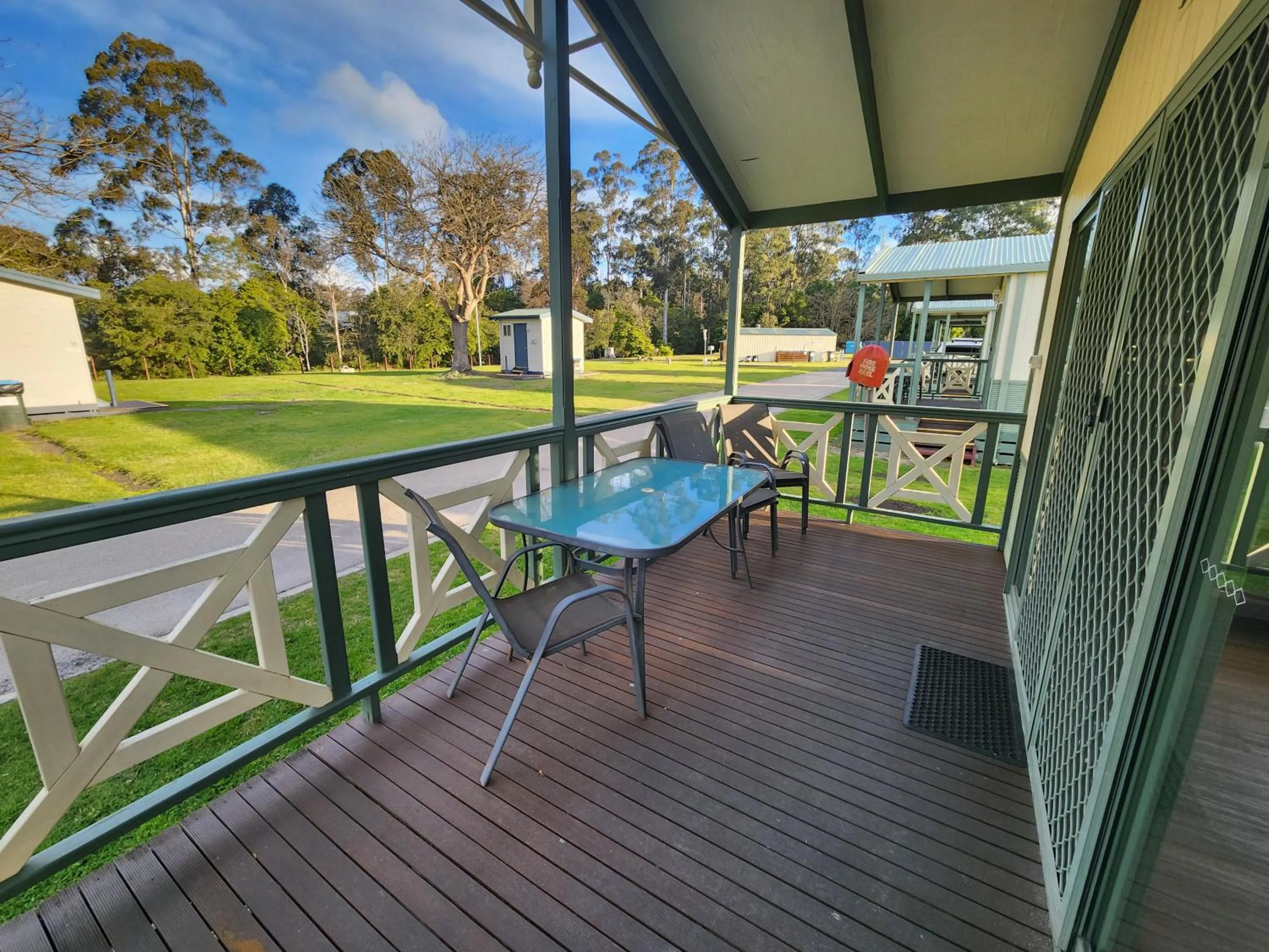 Balcony/Terrace in Eden Gateway Holiday Park