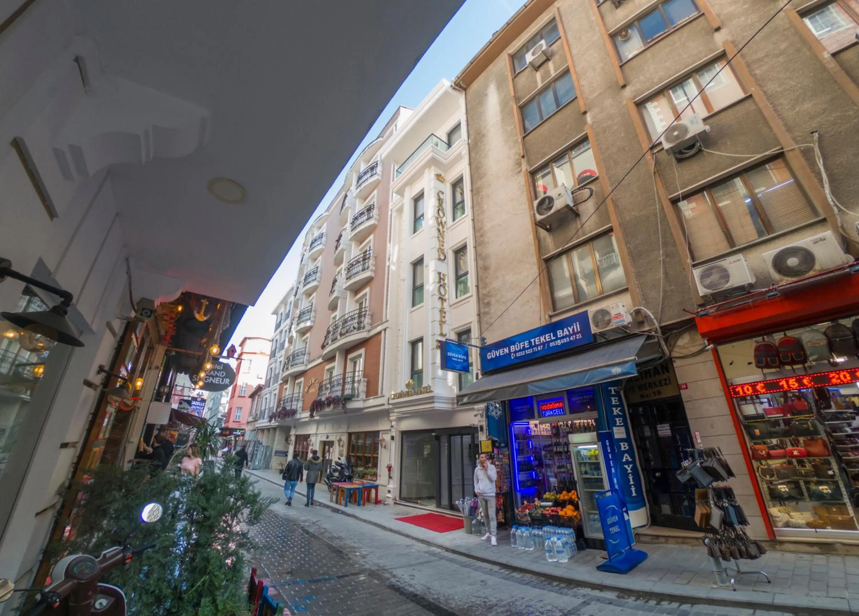 Property building in Crowned Hotel