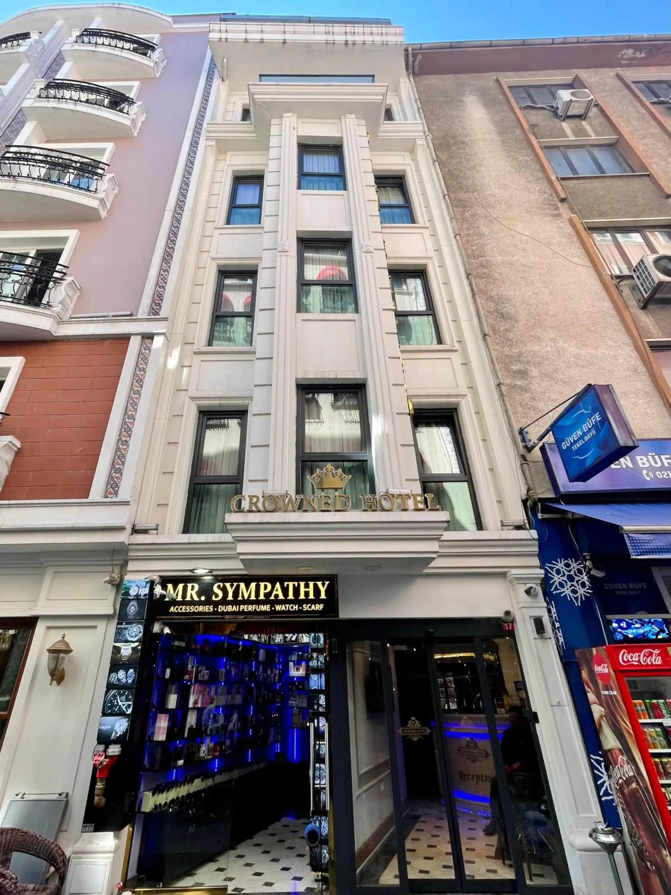 Property building in Crowned Hotel Property building in Crowned Hotel