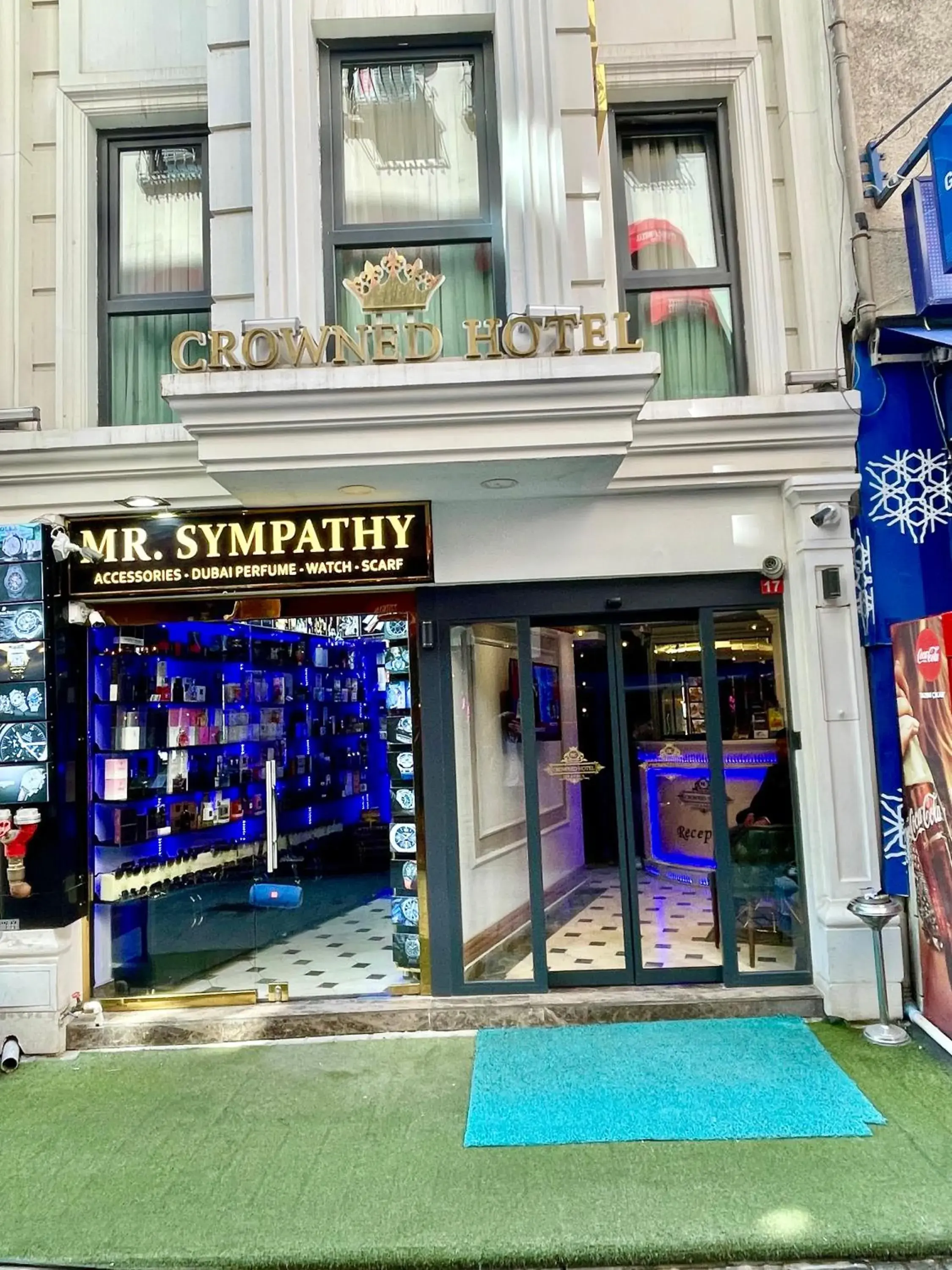 Property building in Crowned Hotel Property building in Crowned Hotel