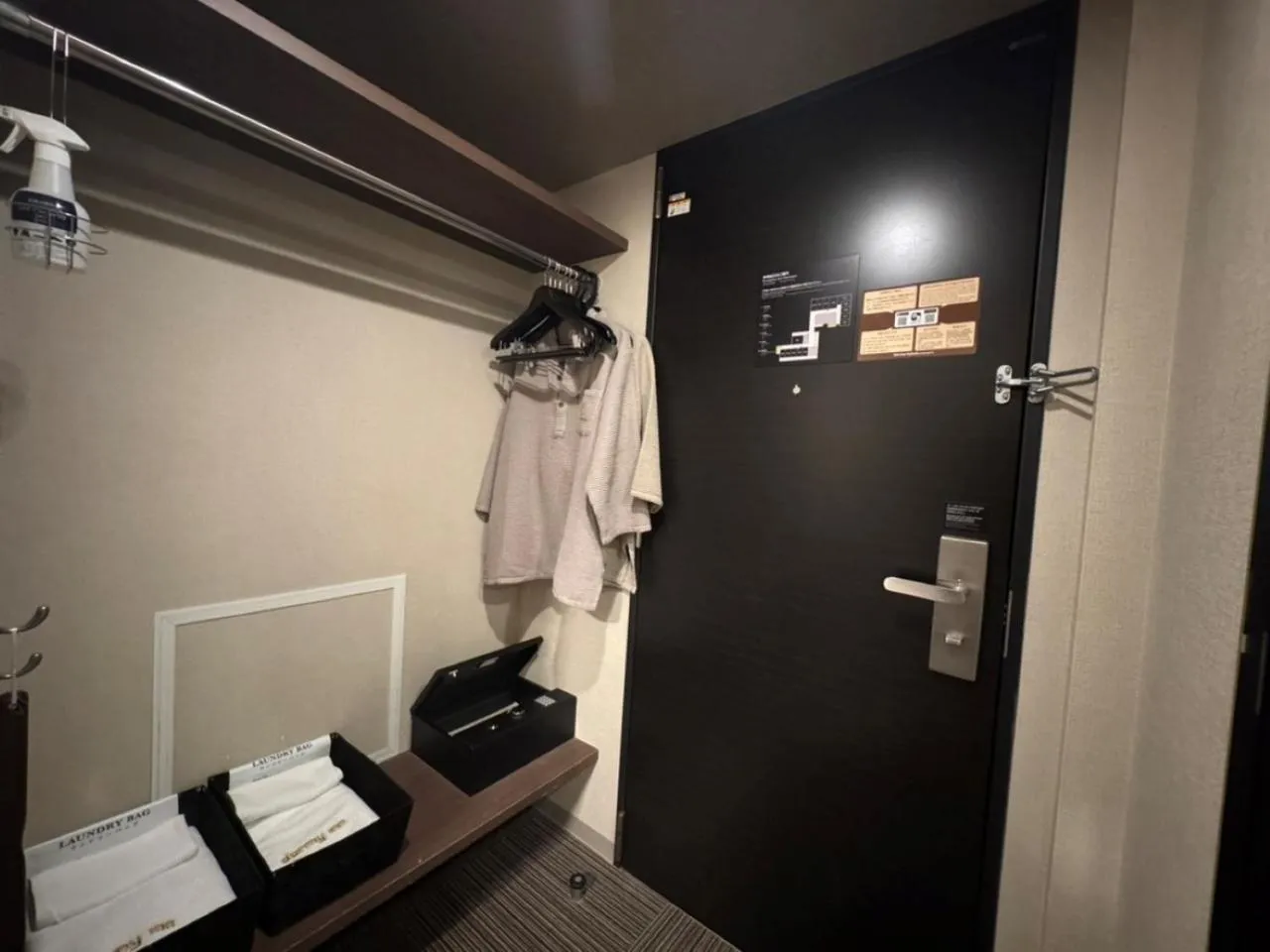wardrobe in Dormy Inn Premium Namba Natural Hot Spring