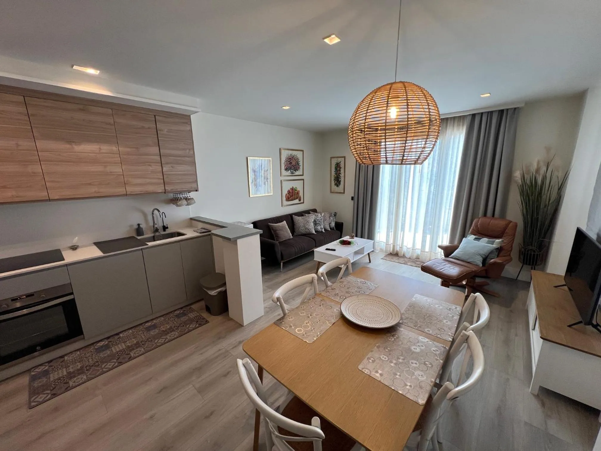 Kitchen or kitchenette in La Puerta de Nerja BOUTIQUE - Adults Recommended