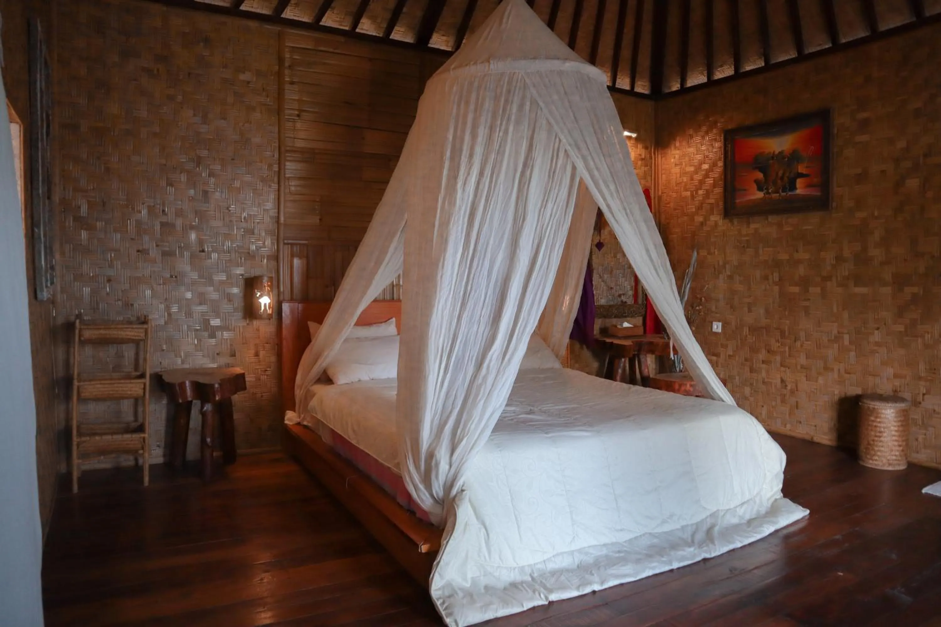 Bed in Jepun Didulu Cottages