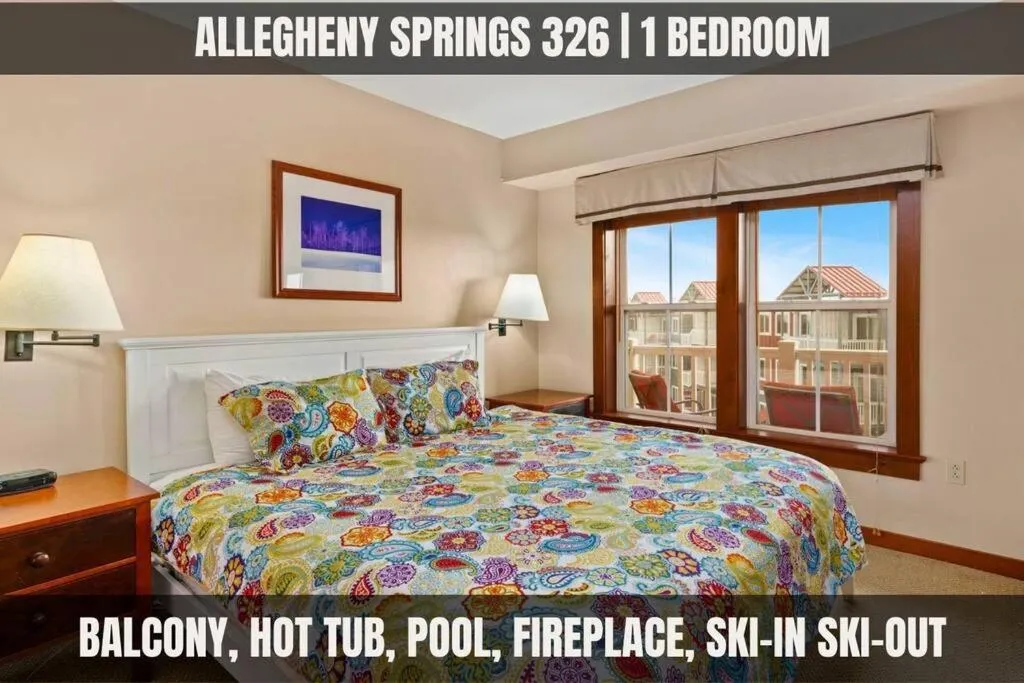Allegheny Spring 326, ski in out, Pool HotTub