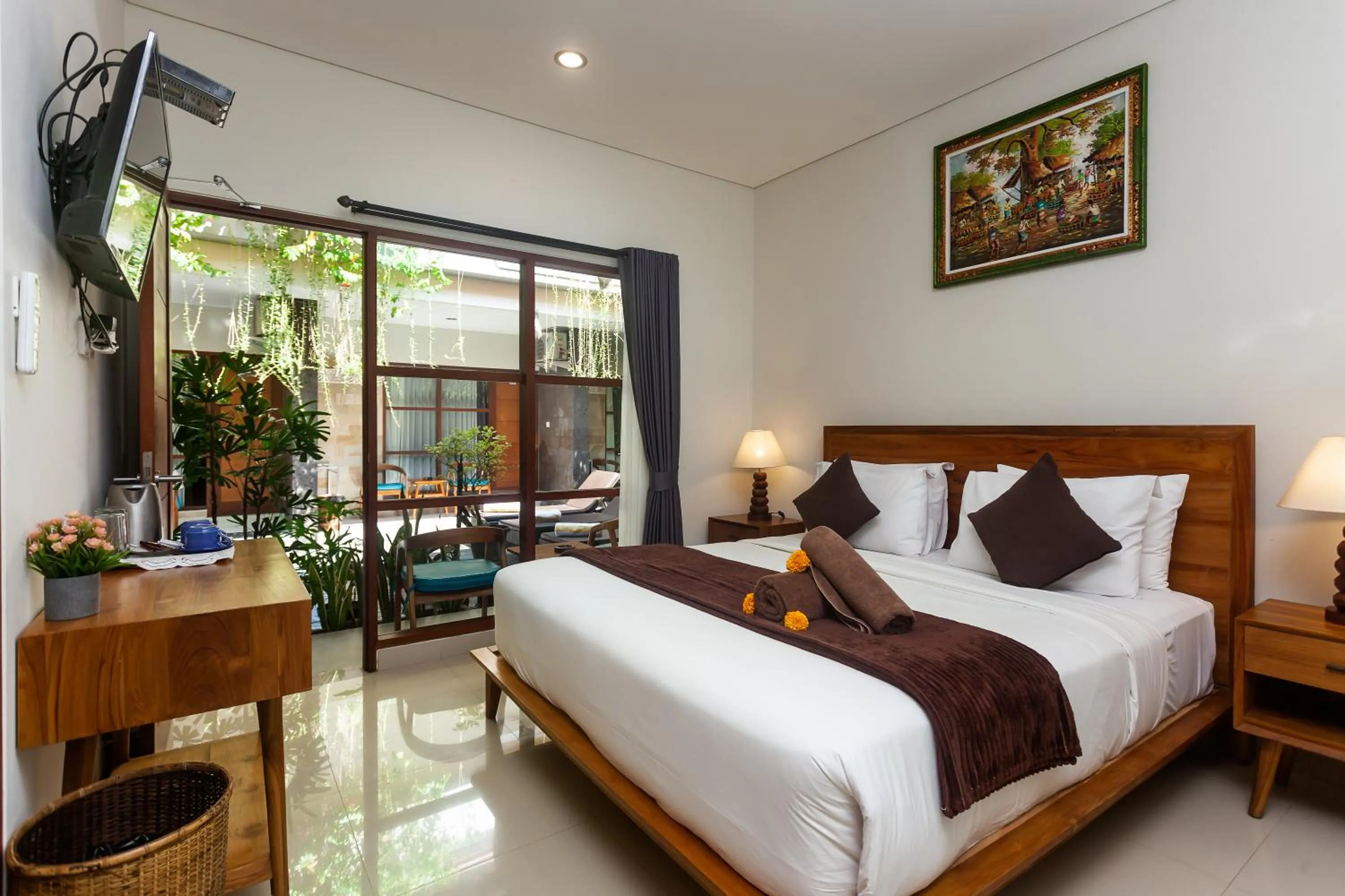 Bed in Naksa Homestay Sanur