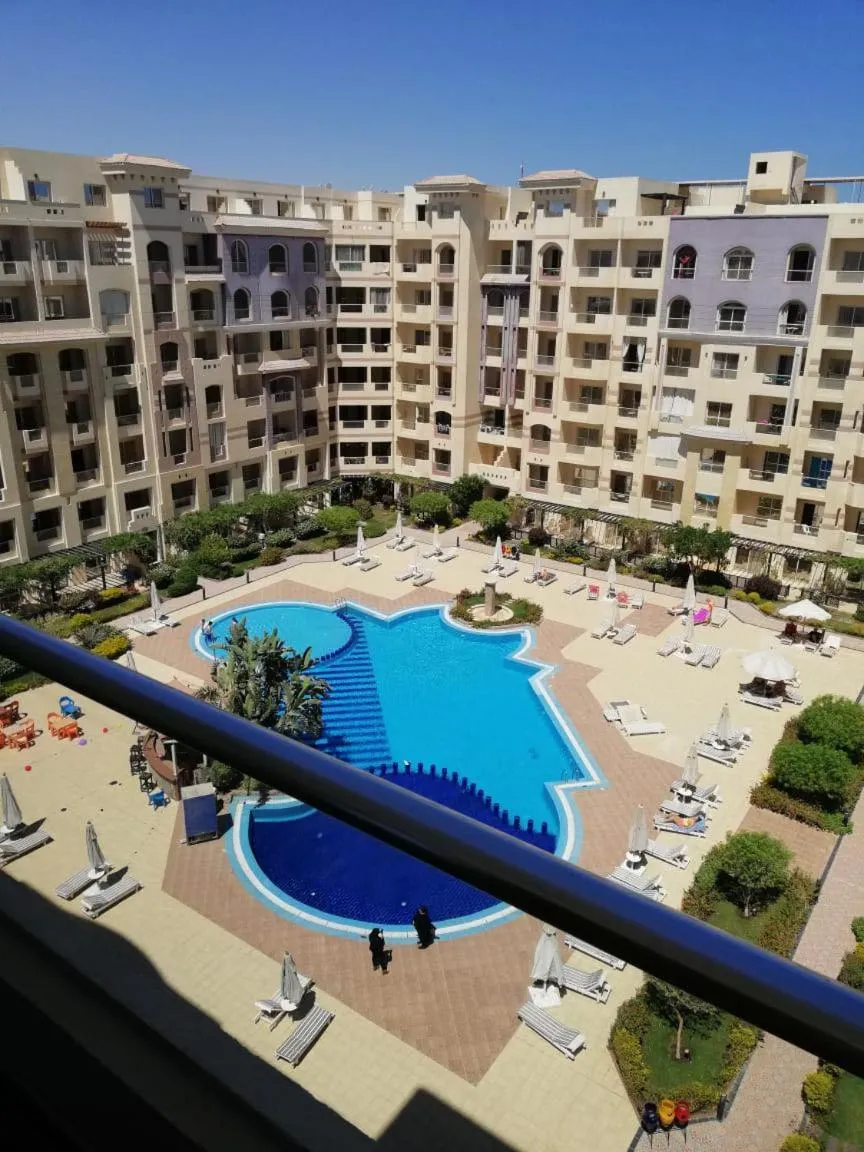 Pool view in florenza khamsin studio in hurghada pool view