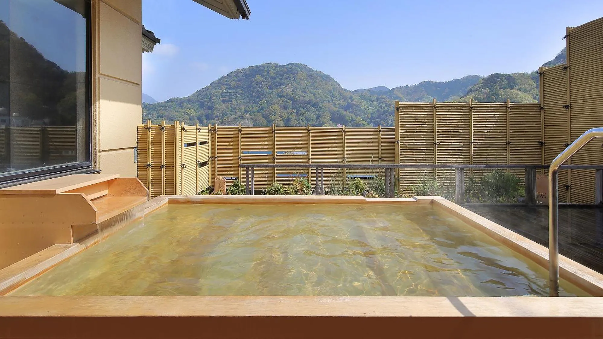 Open Air Bath in Izu Mitohama Shotokan