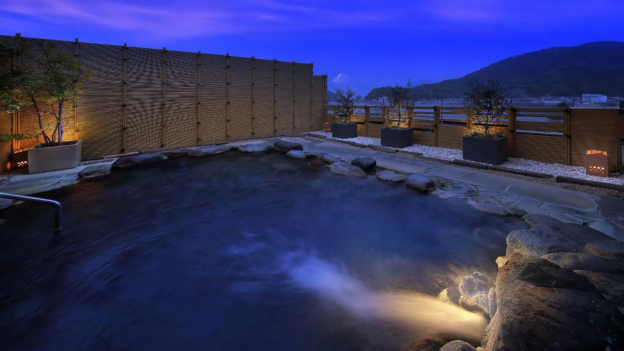 Open Air Bath in Izu Mitohama Shotokan