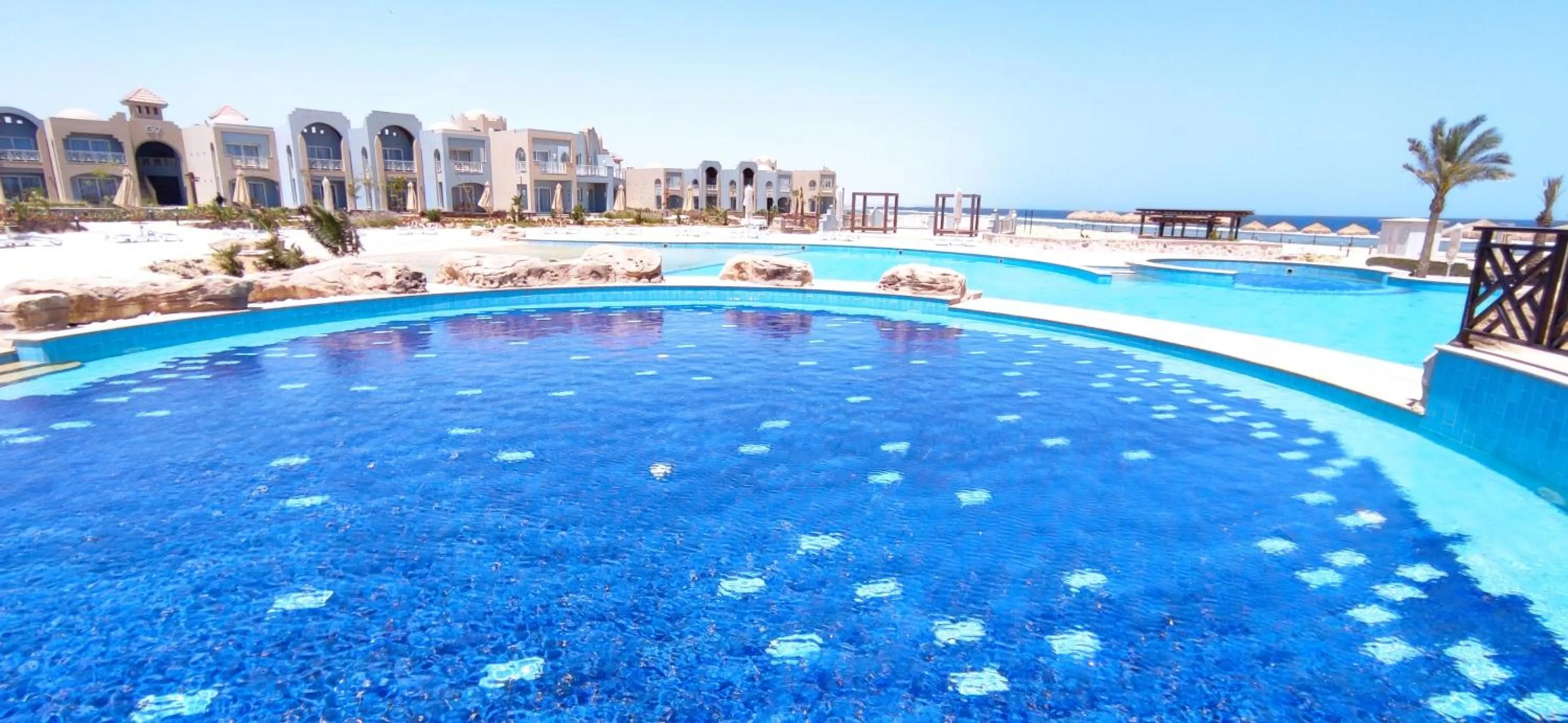 Pool view in Lazuli Hotel, Marsa Alam