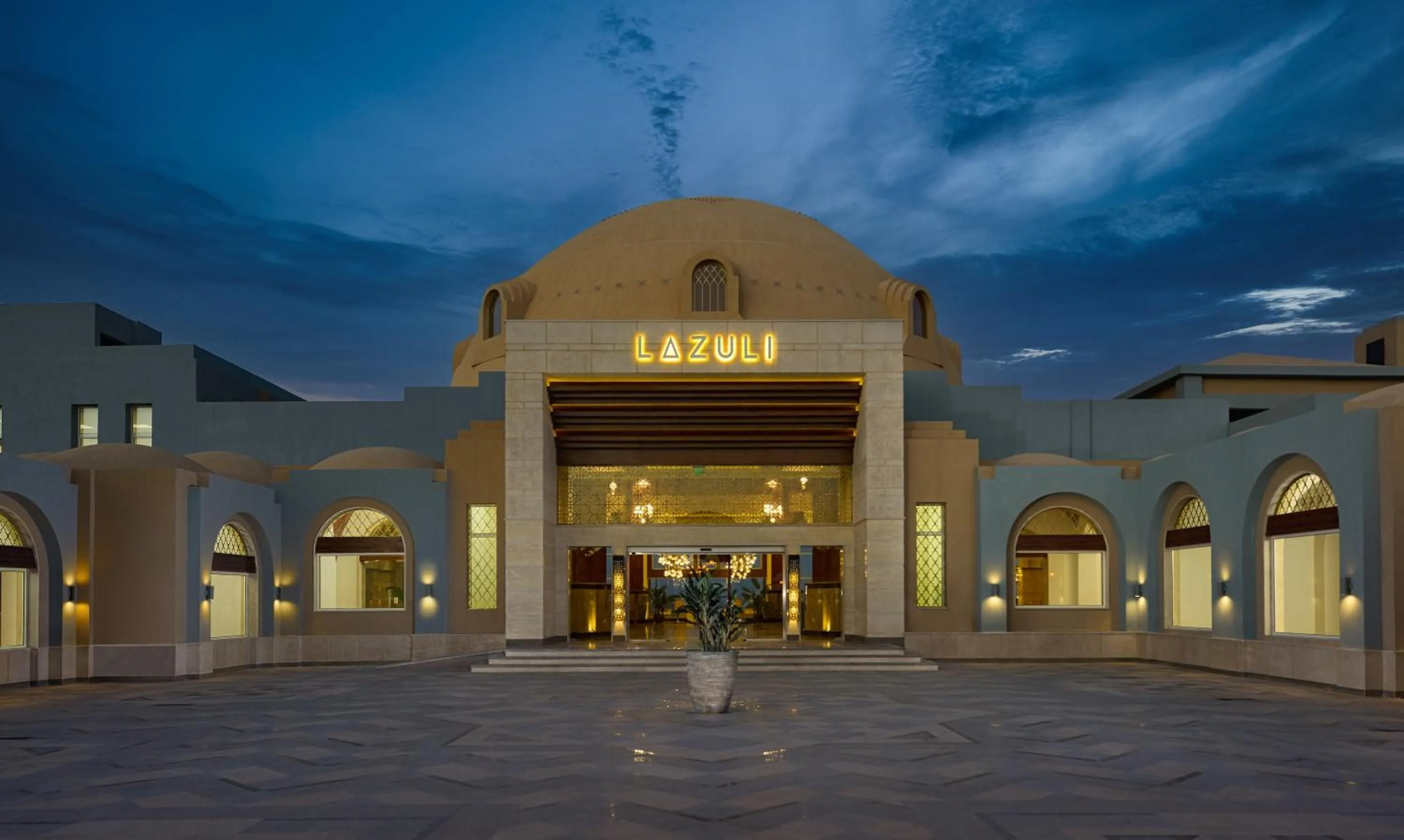 Facade/entrance in Lazuli Hotel, Marsa Alam