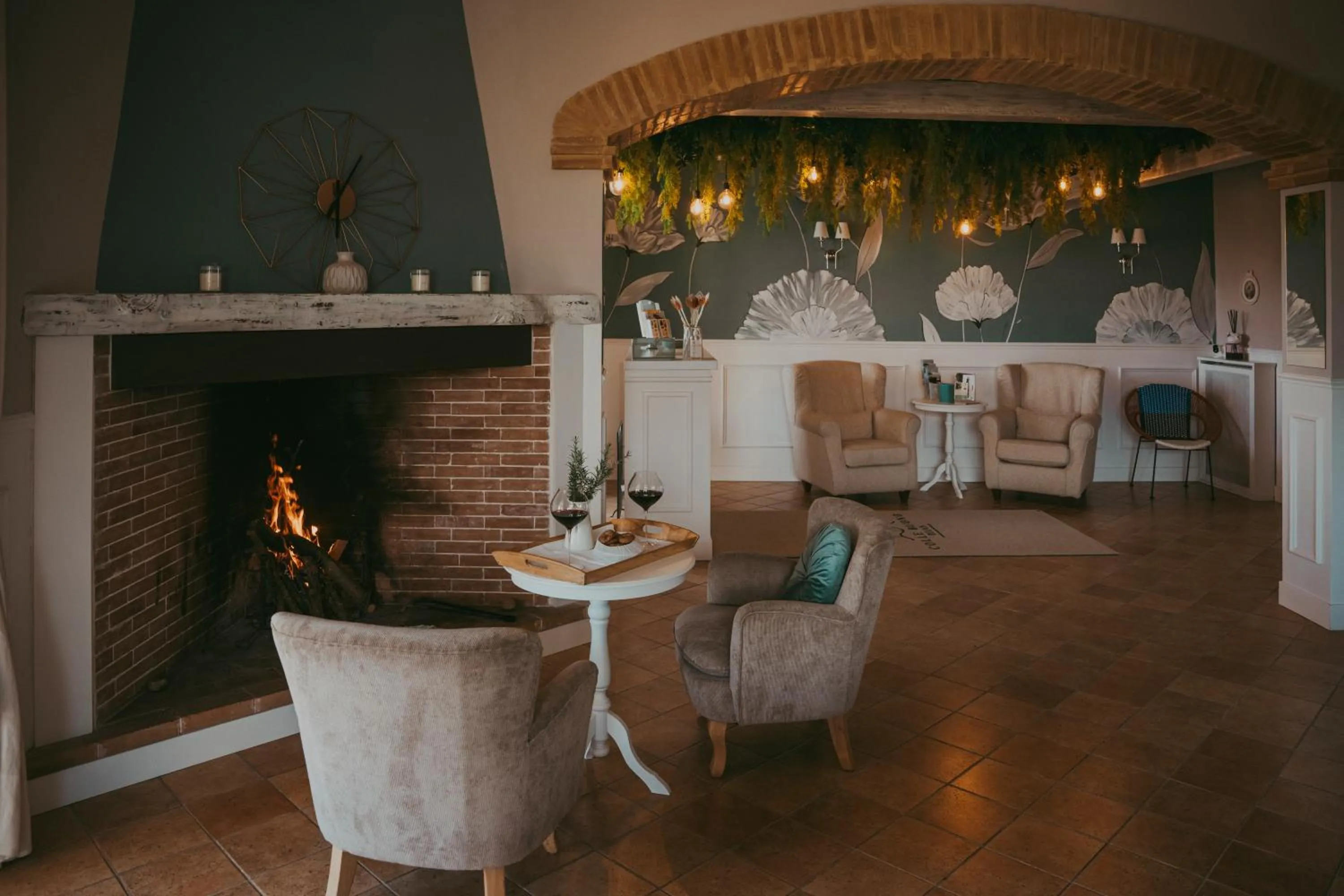 Living room in RELAIS COLLE BUONO