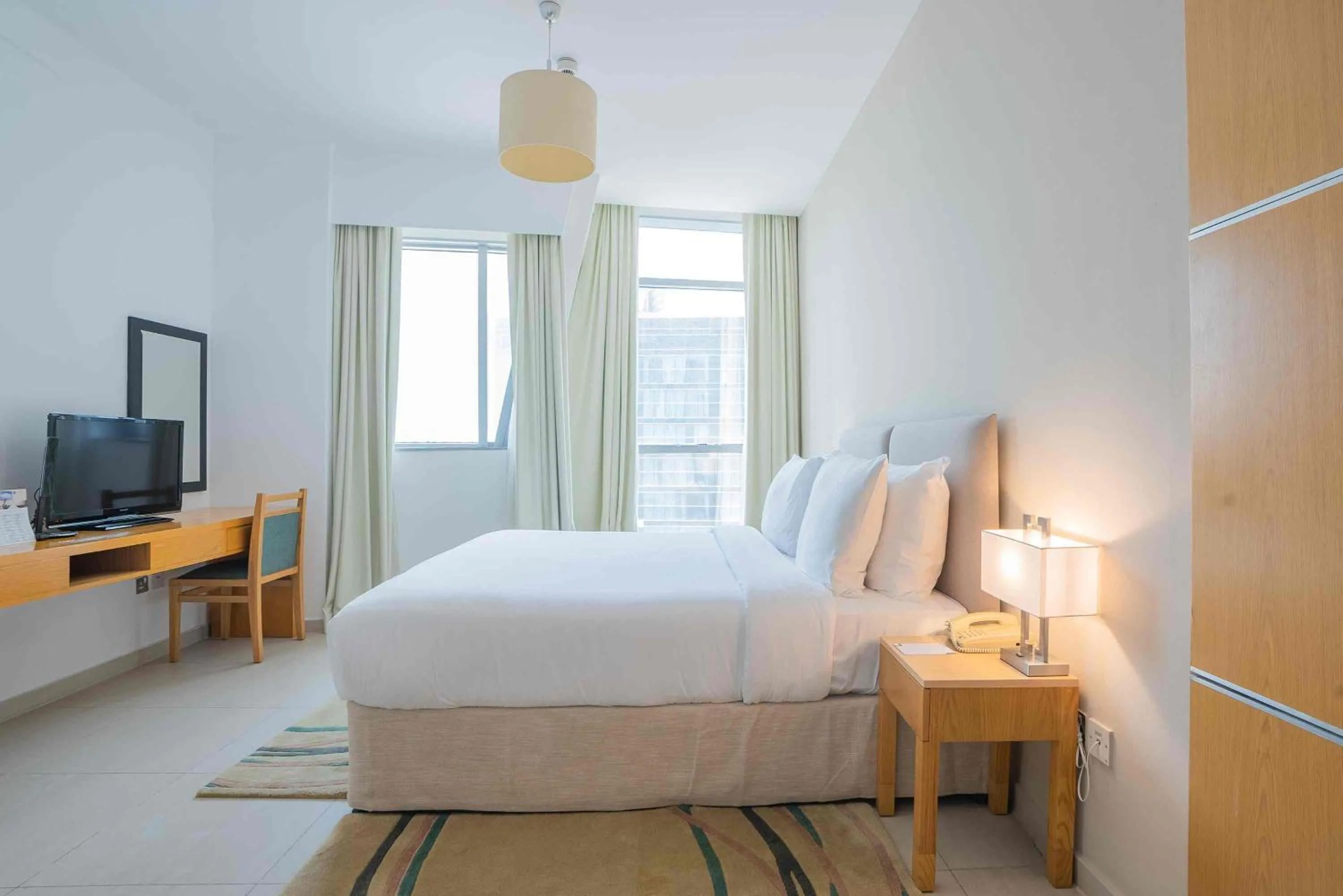 Bedroom, Bed in Grand Heights Dubai Hotel Apartments