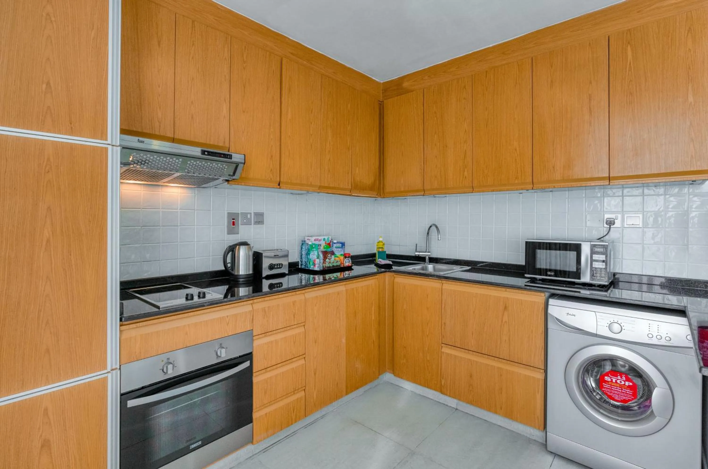 kitchen in Grand Heights Dubai Hotel Apartments