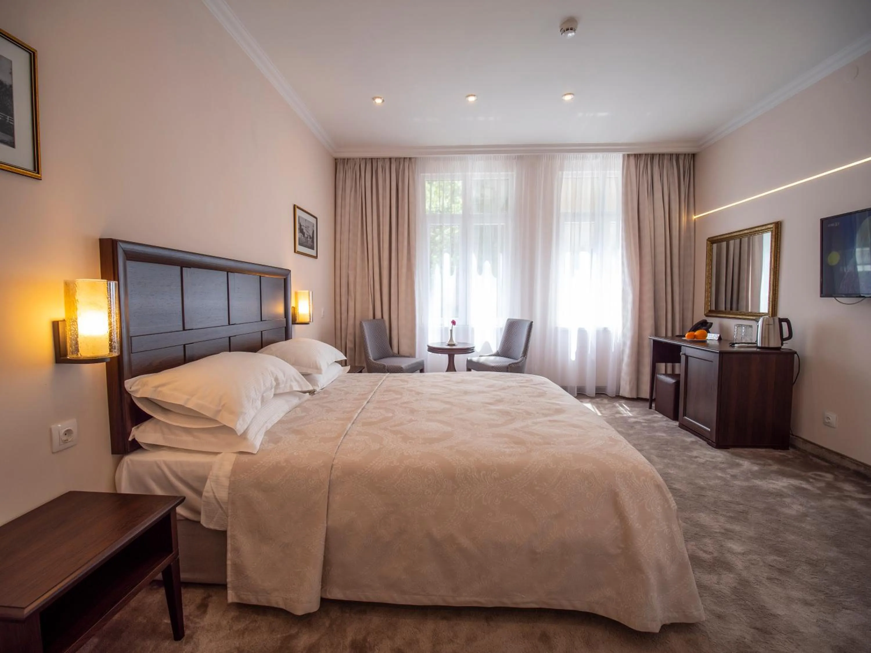 Bed in The Moon Boutique Hotel