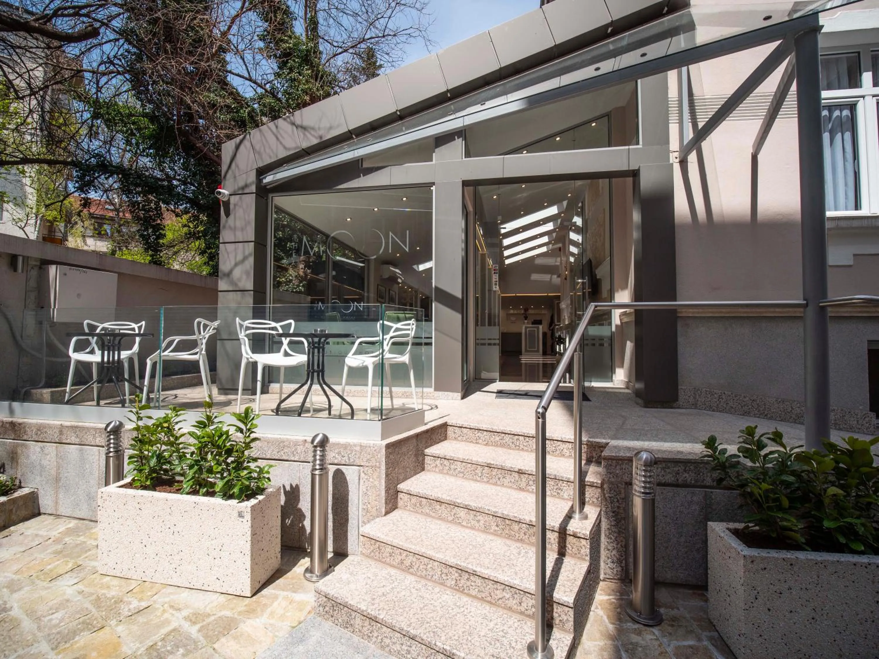 Patio in The Moon Boutique Hotel