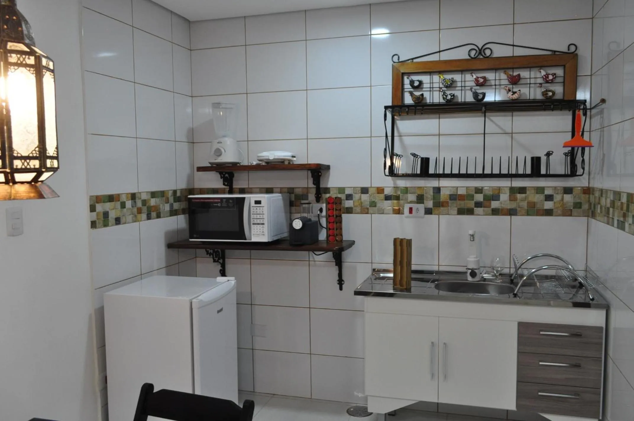 Kitchen or kitchenette in Hotel Chalet Monet - Granja Vianna