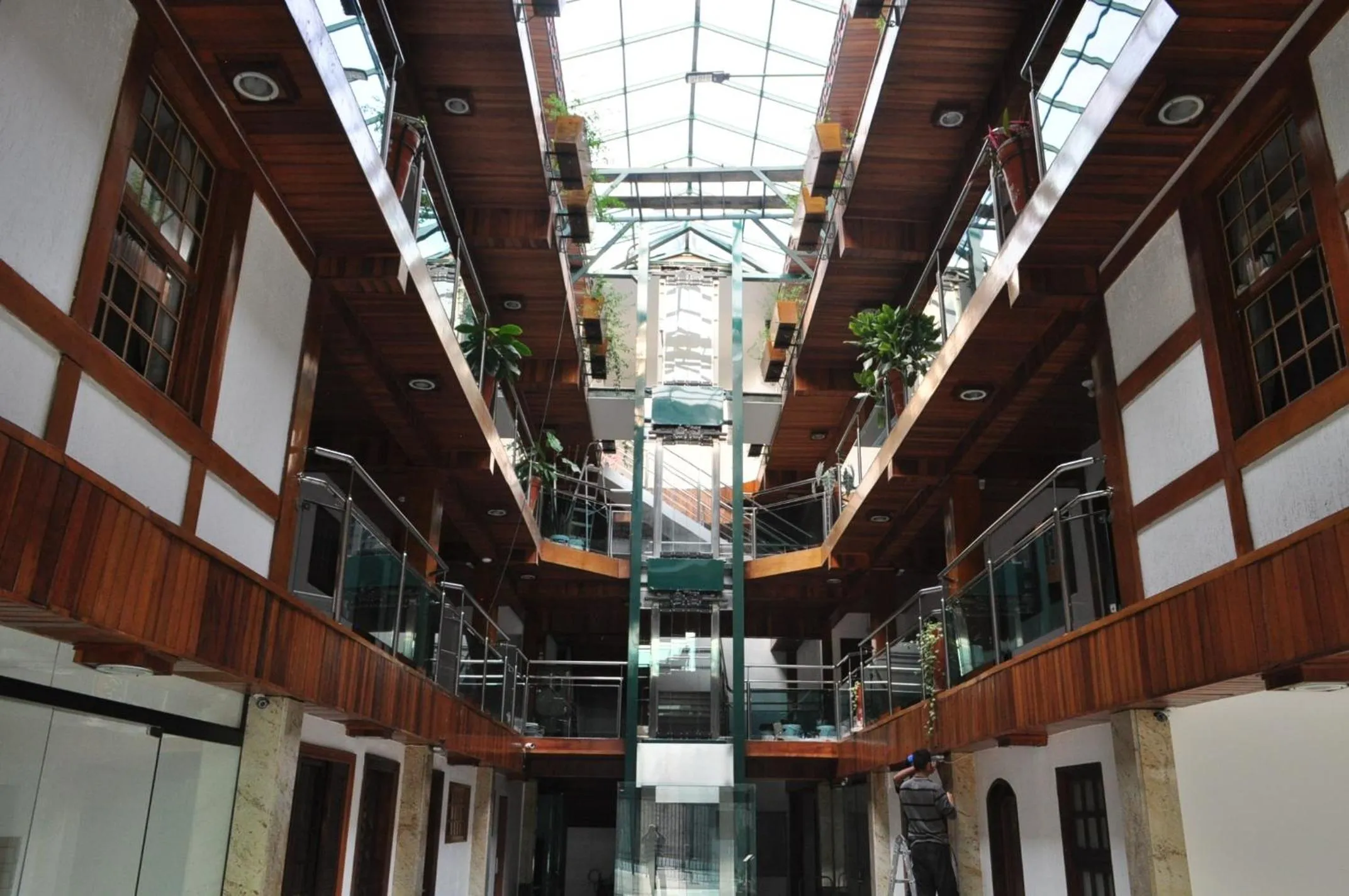 Lobby or reception in Hotel Chalet Monet - Granja Vianna