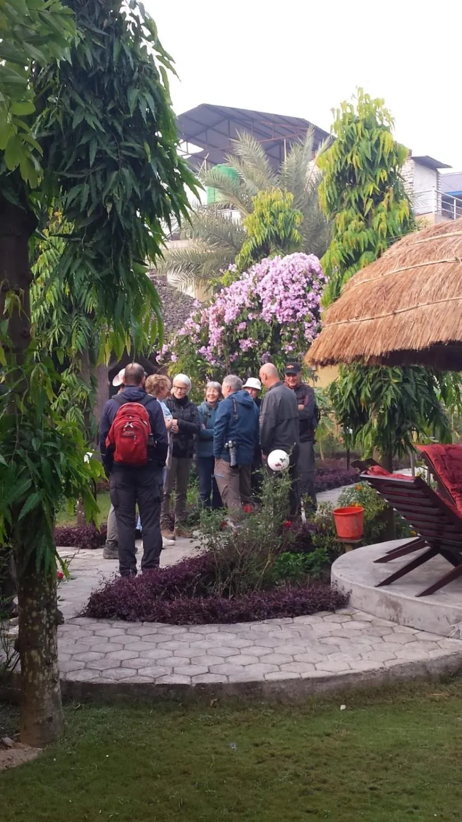 Guests in Travellers Jungle Camp-Sauraha