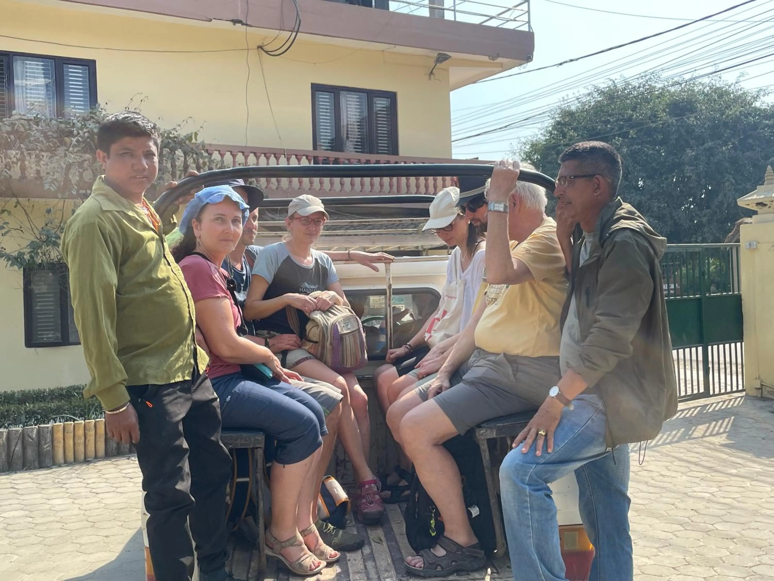 Guests in Travellers Jungle Camp-Sauraha
