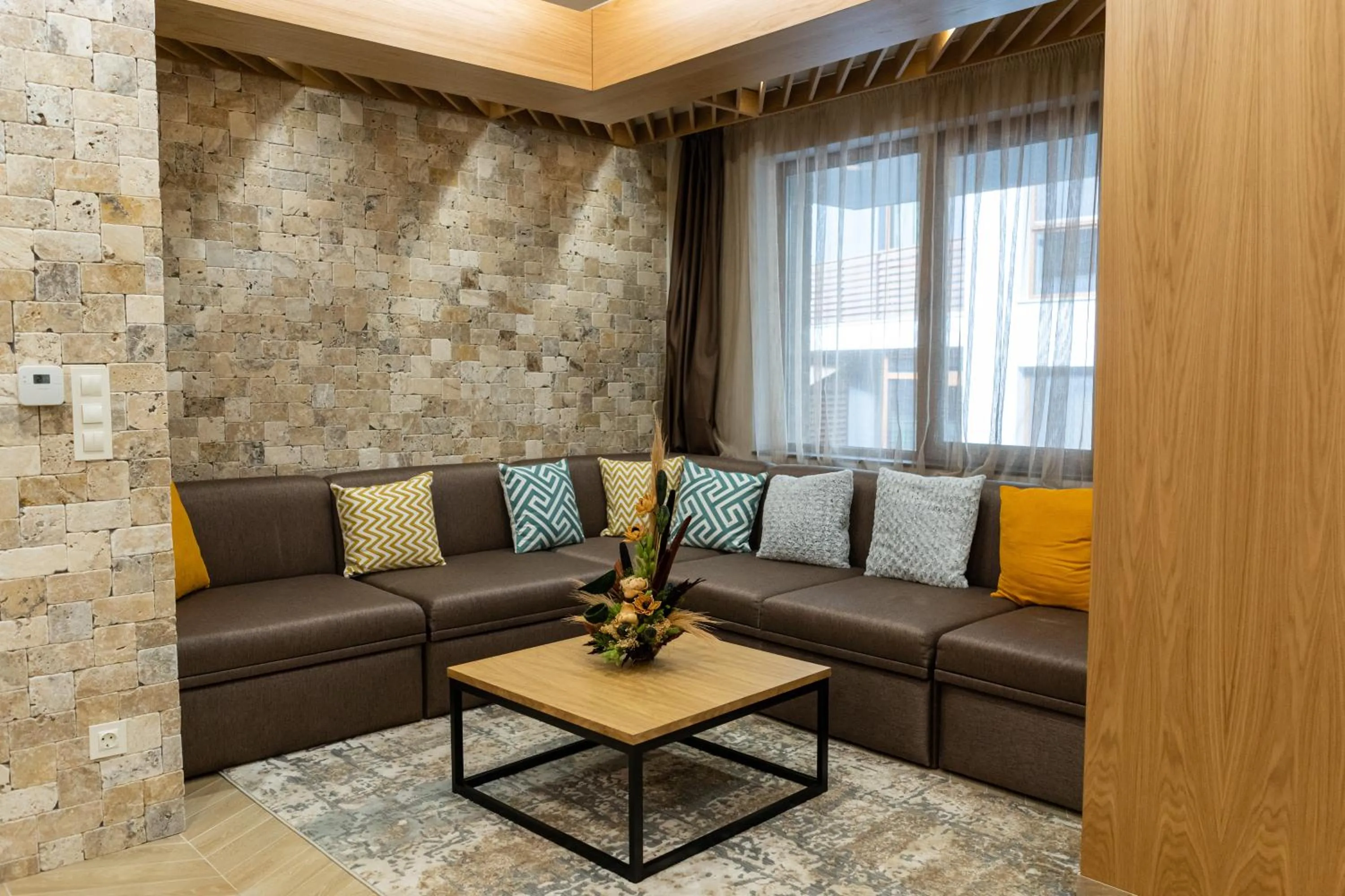 Living room in 103 Alpine Hotel