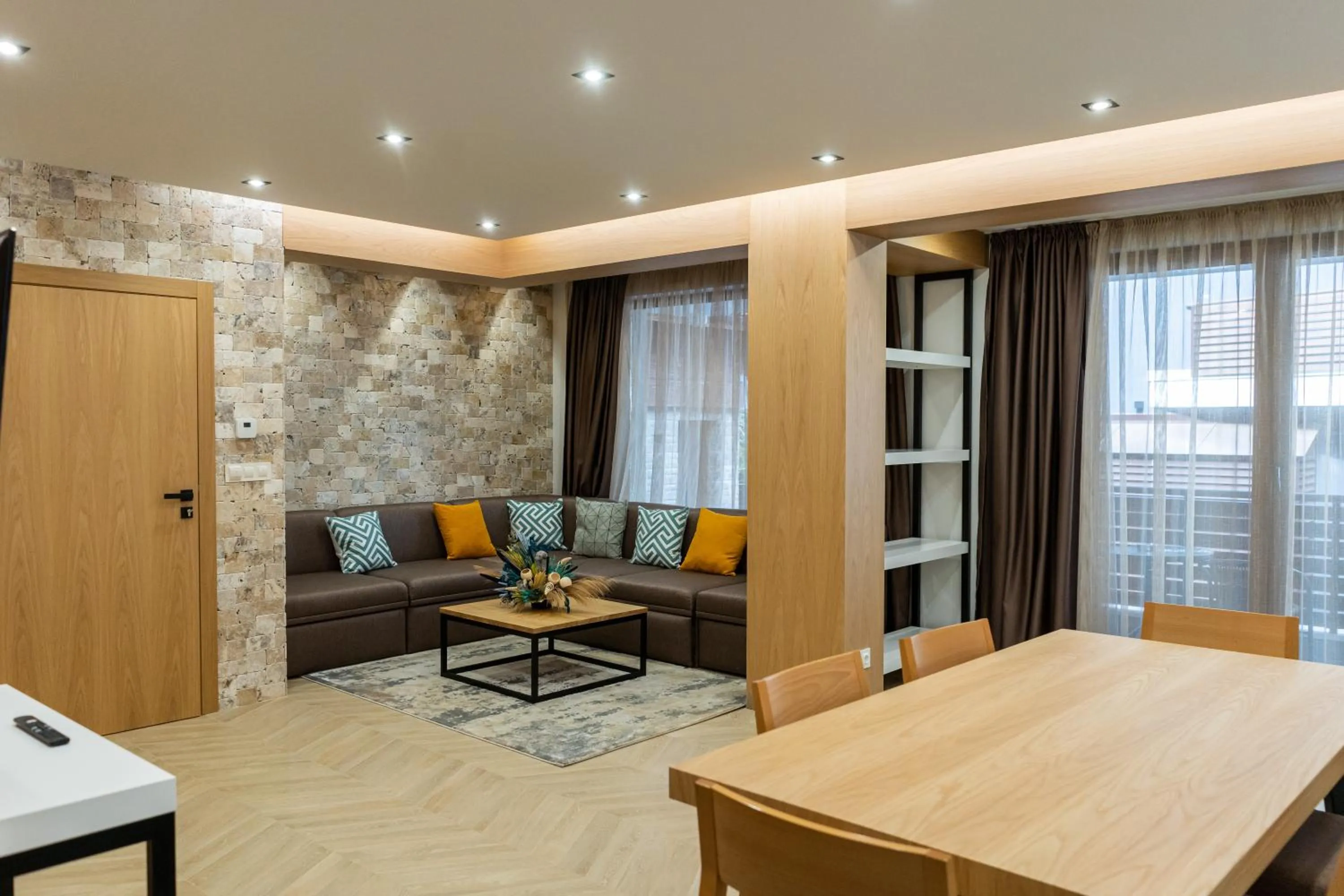 Living room in 103 Alpine Hotel