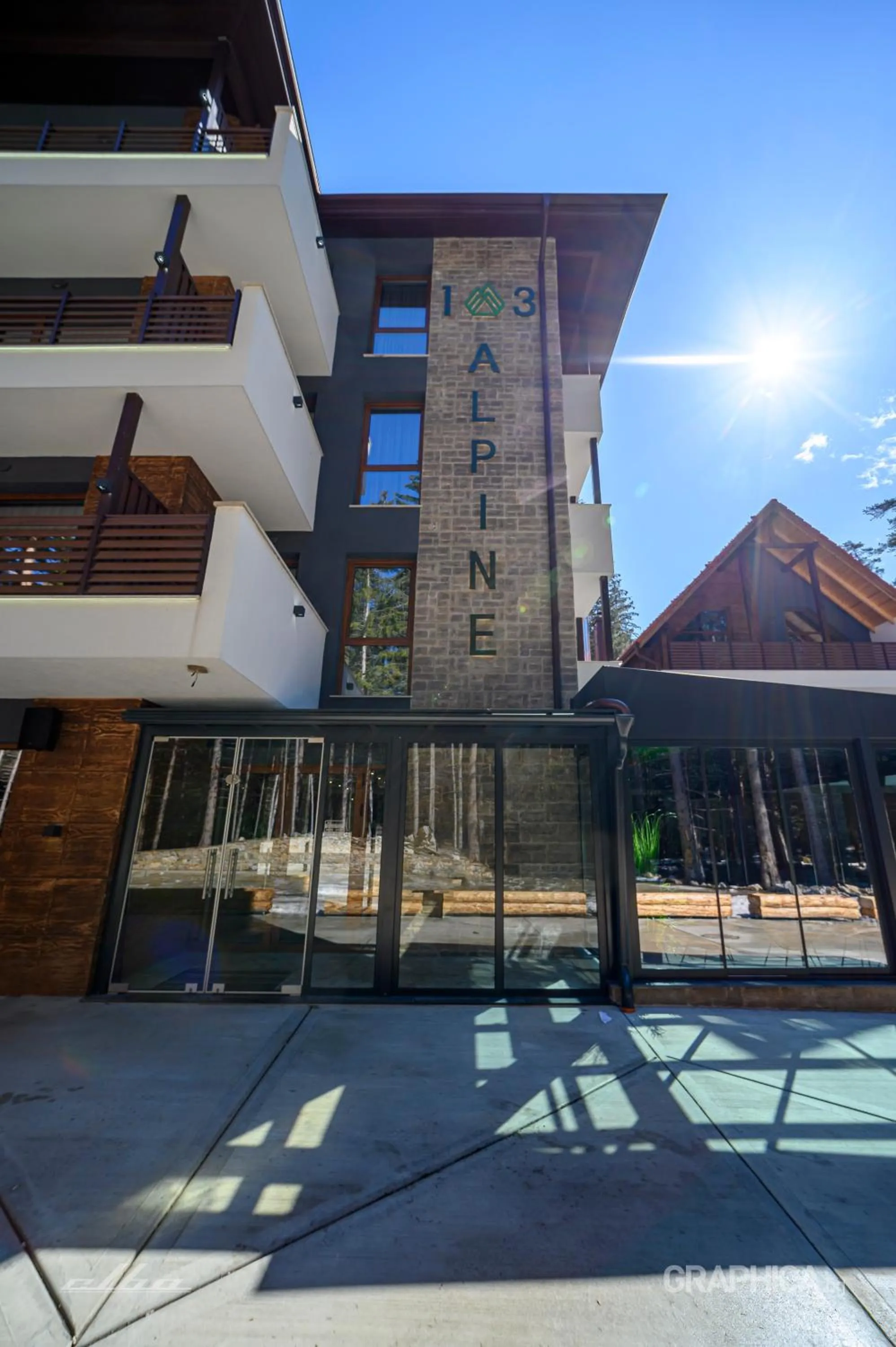 Property building in 103 Alpine Hotel