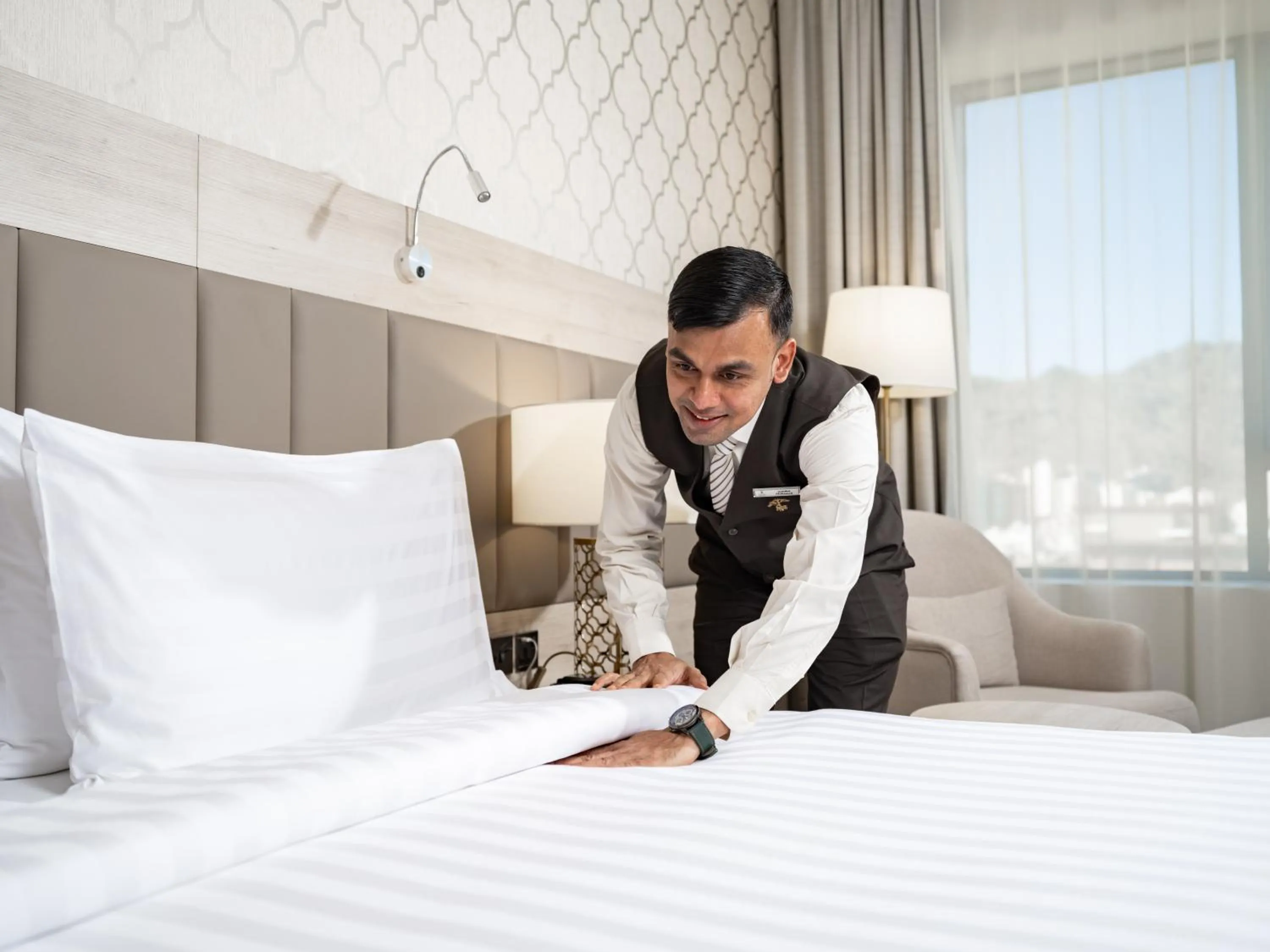 Bedroom, Bed in Wirgan Hotel Al Azizyah