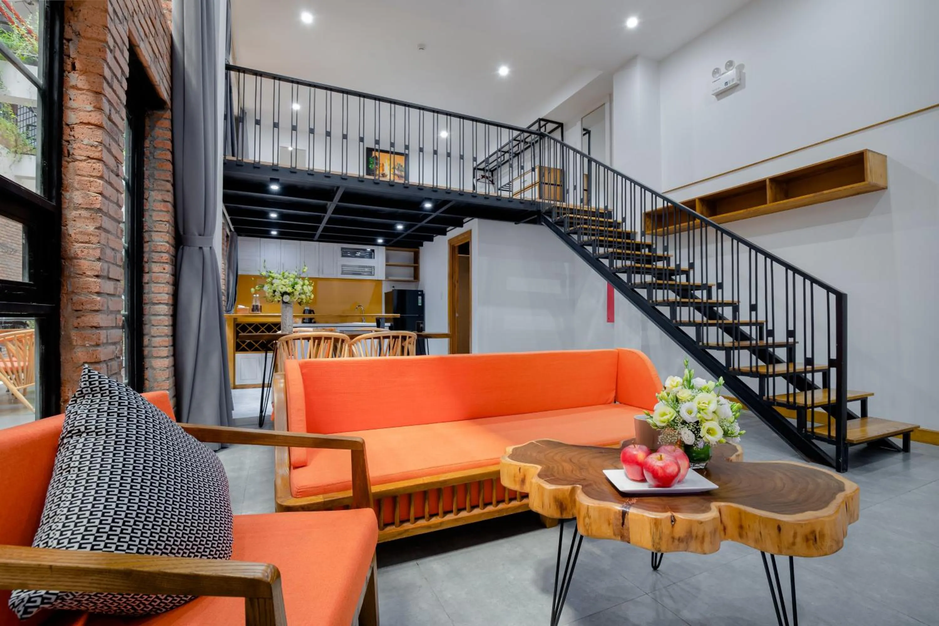 Living room in Flexi Hotel & Apartment Han Market