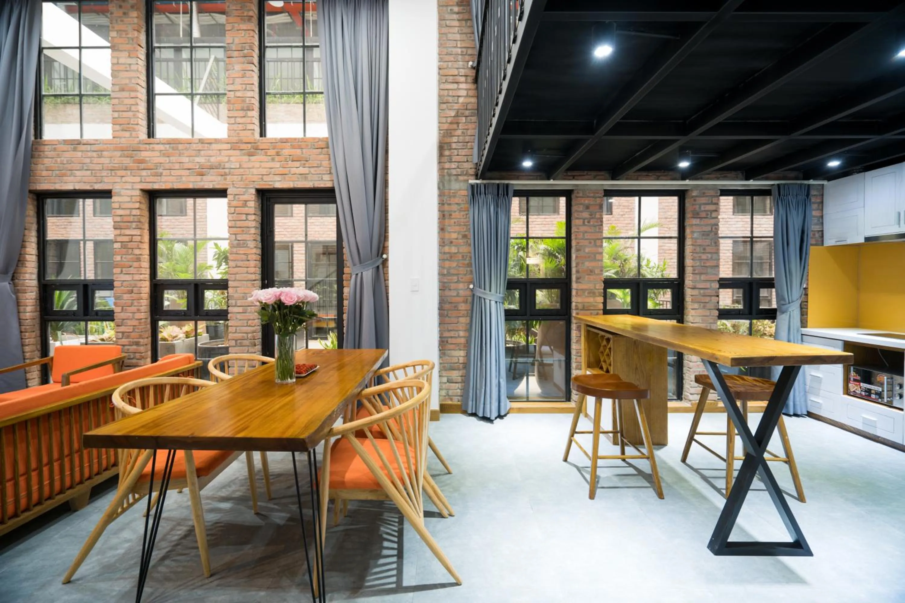 Living room in Flexi Hotel & Apartment Han Market