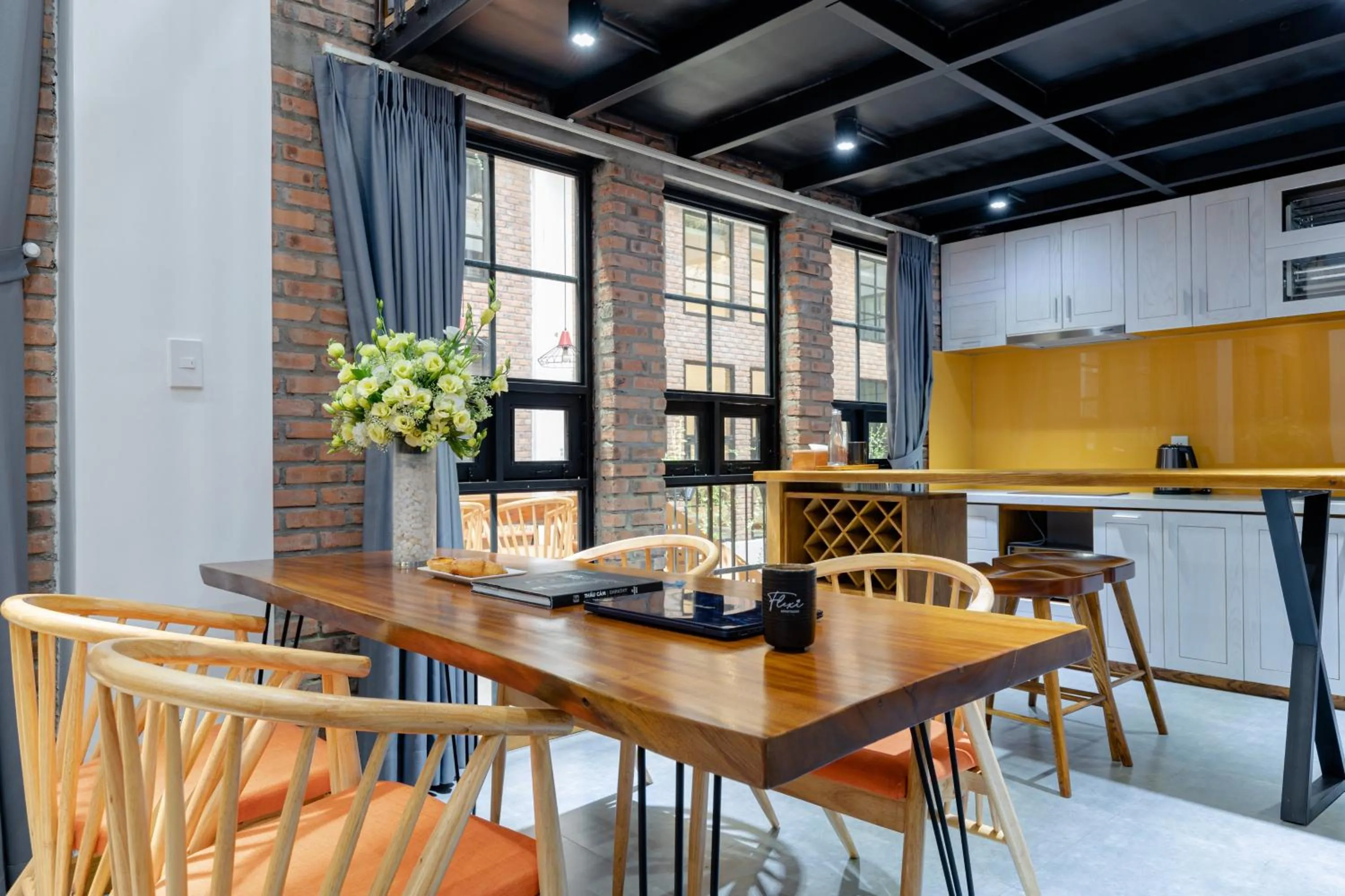 kitchen in Flexi Hotel & Apartment Han Market