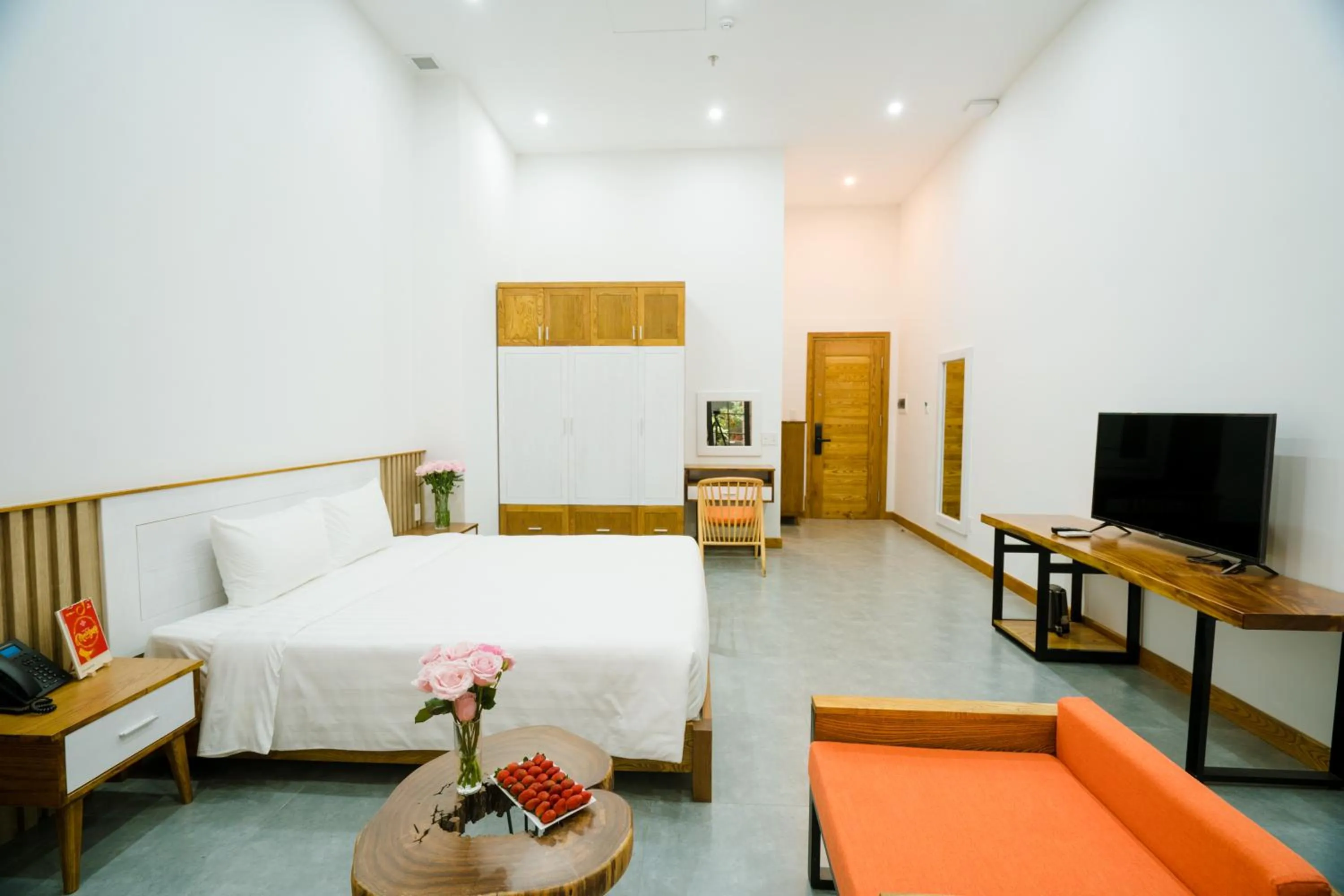 TV and multimedia, Bed in Flexi Hotel & Apartment Han Market