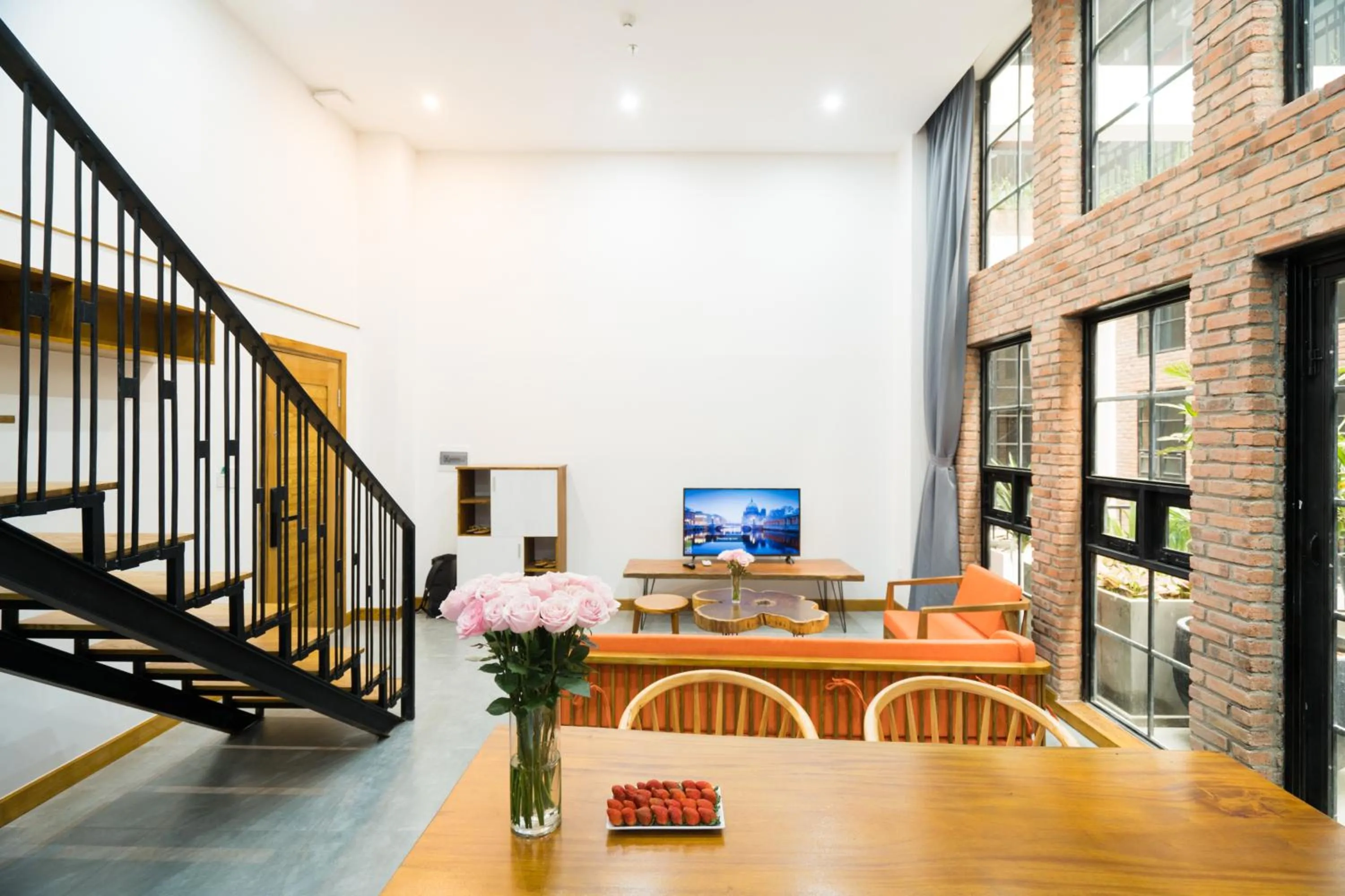 Living room in Flexi Hotel & Apartment Han Market