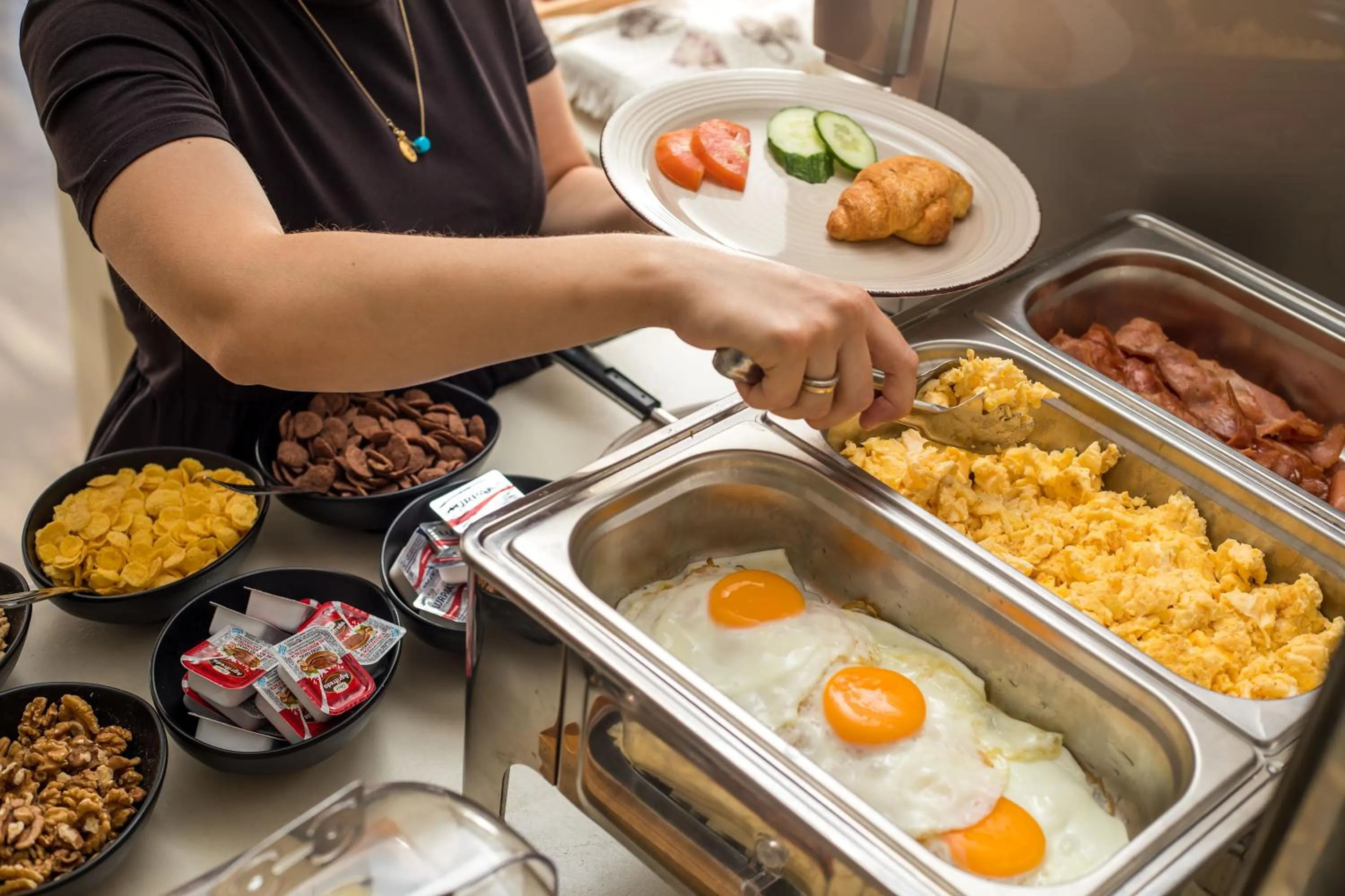 Breakfast in Atma Beach Rooms & Suites