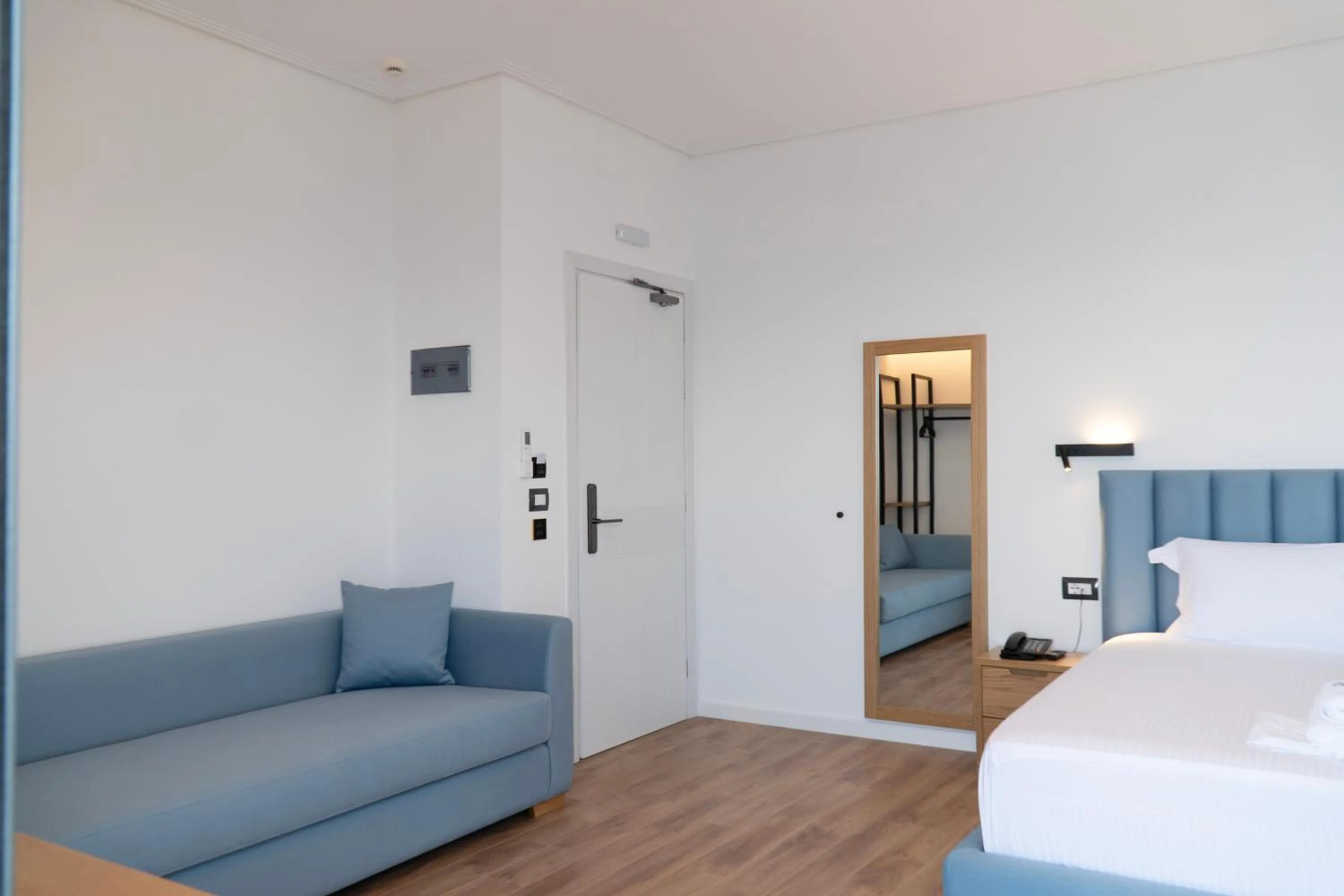 Bed in Hilltop Heaven Hotel