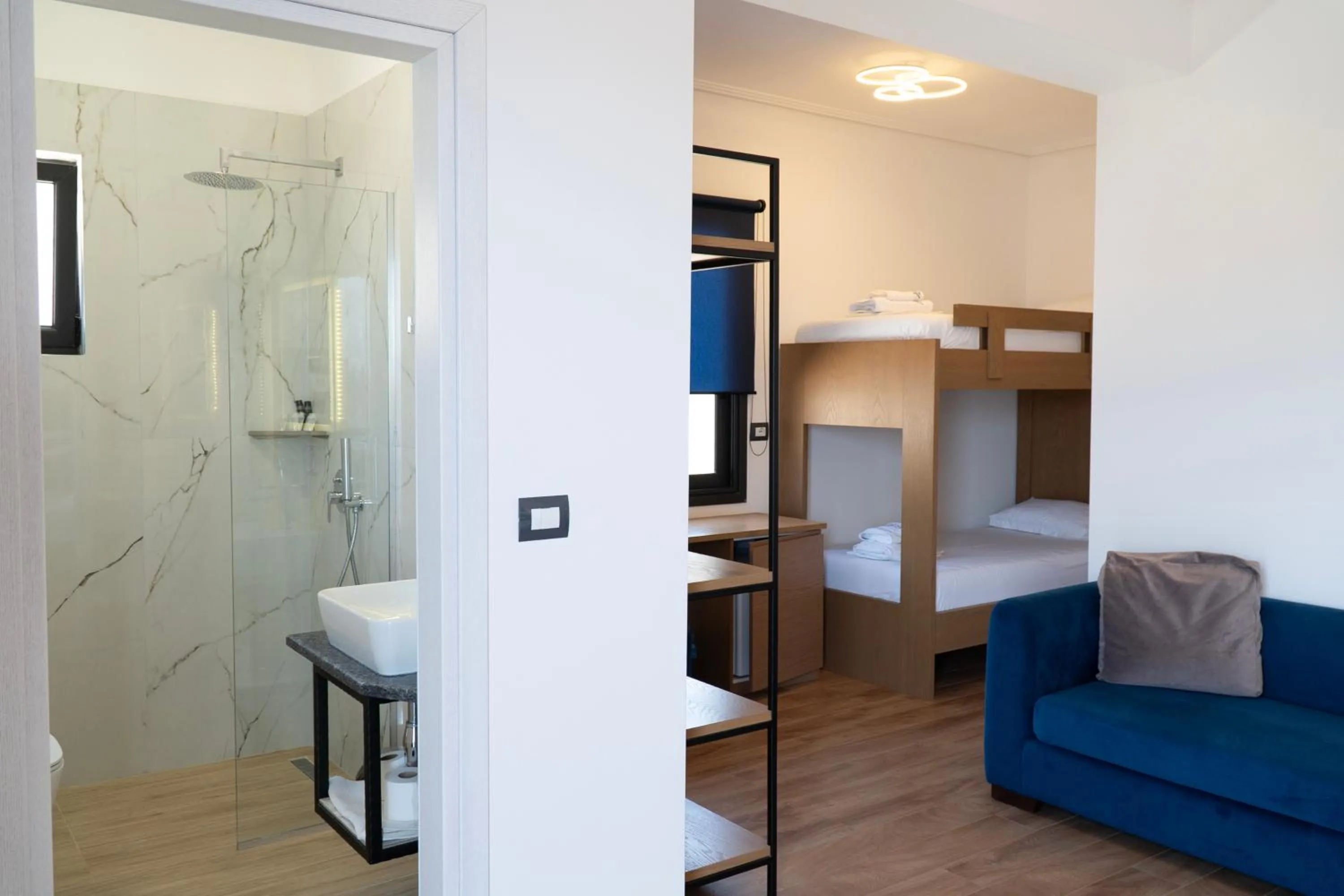 Bed in Hilltop Heaven Hotel