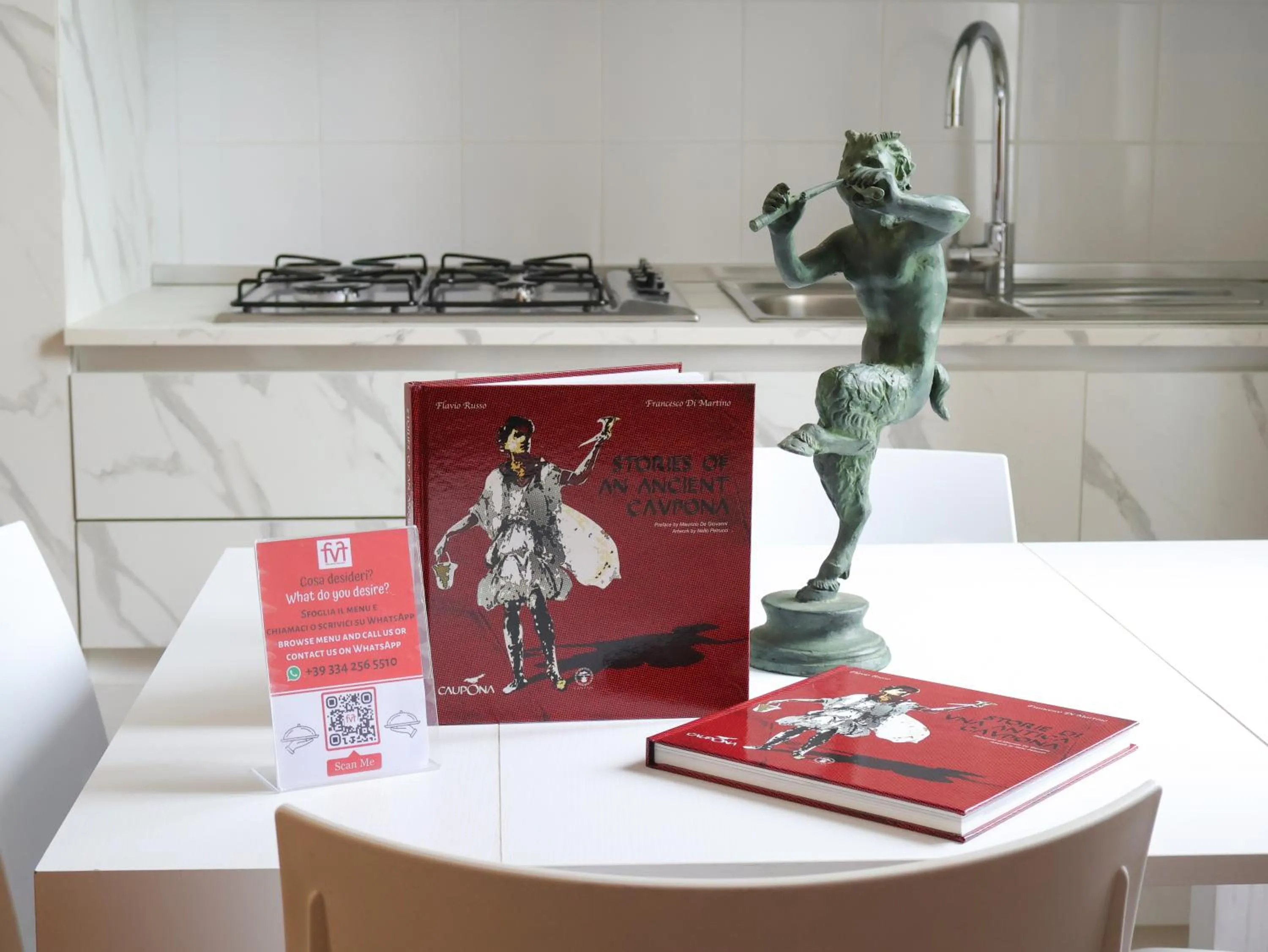 Kitchen or kitchenette in Villa Flora